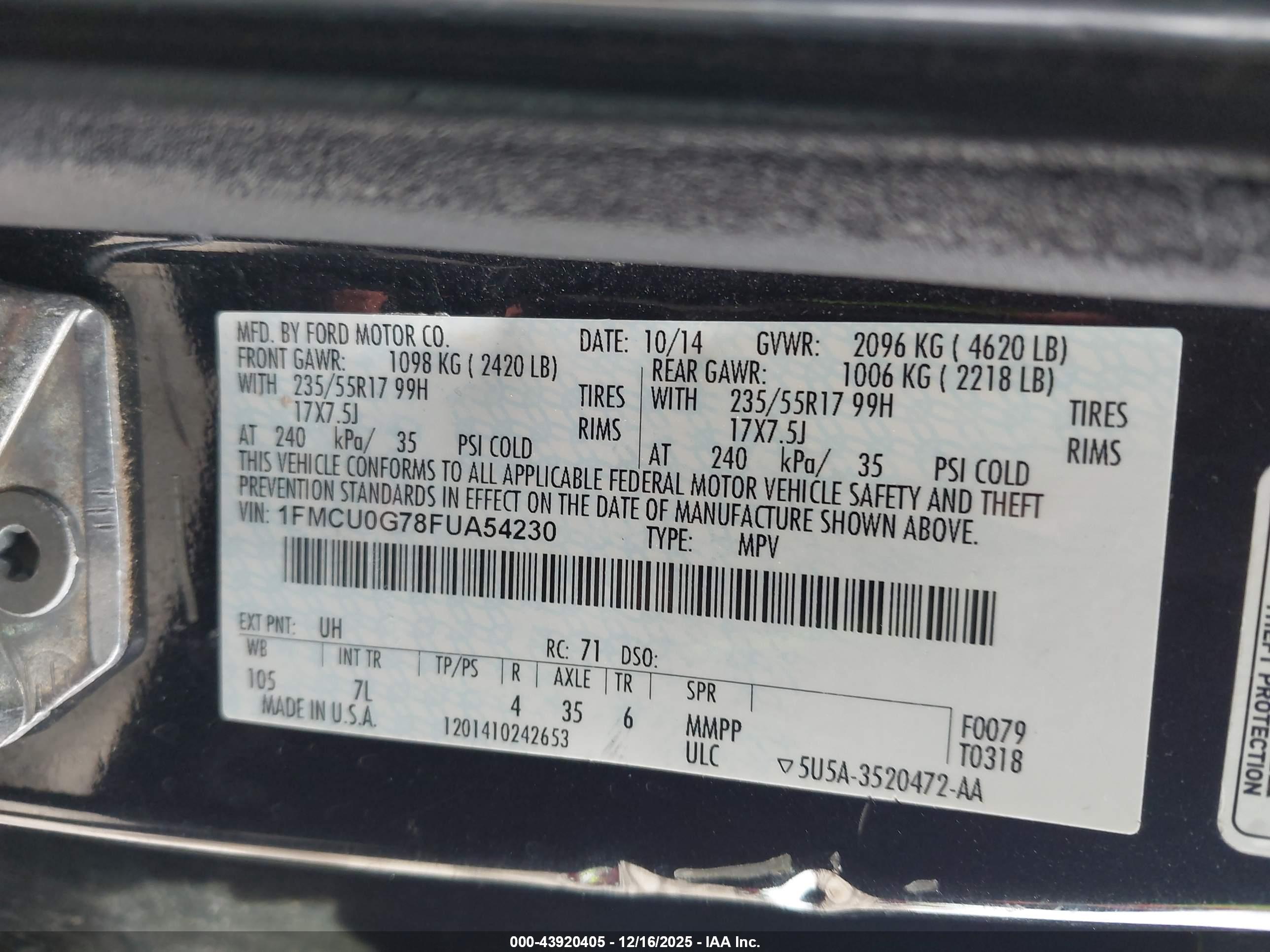 FORD ESCAPE image 9
