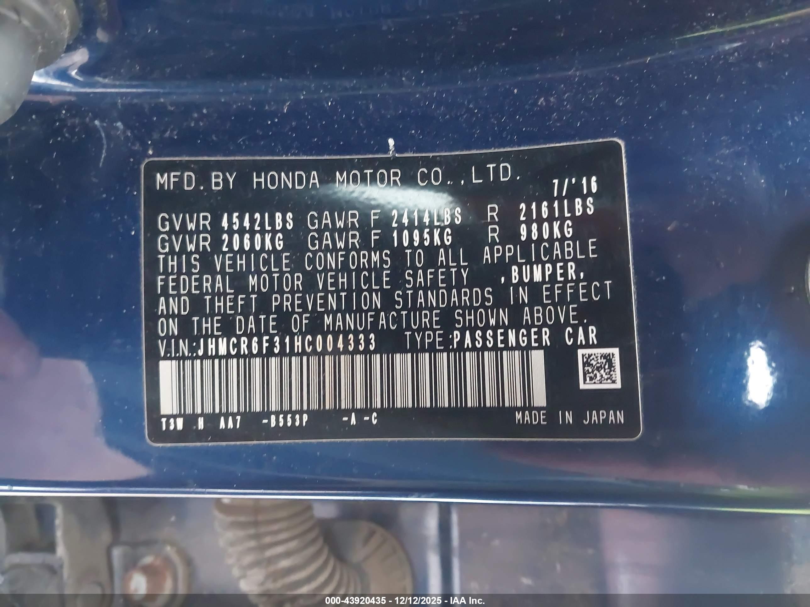 HONDA ACCORD image 9
