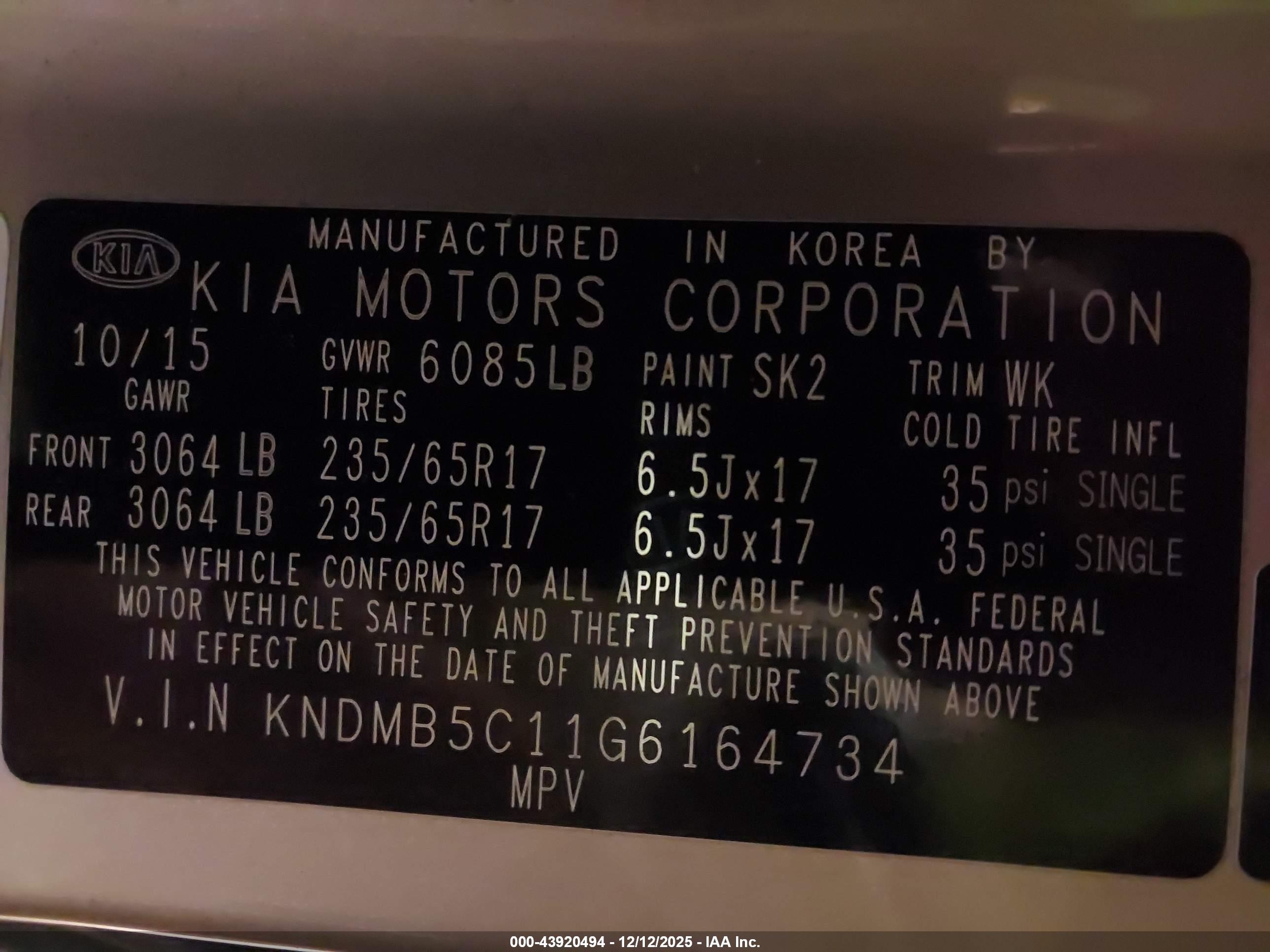 KIA SEDONA image 9