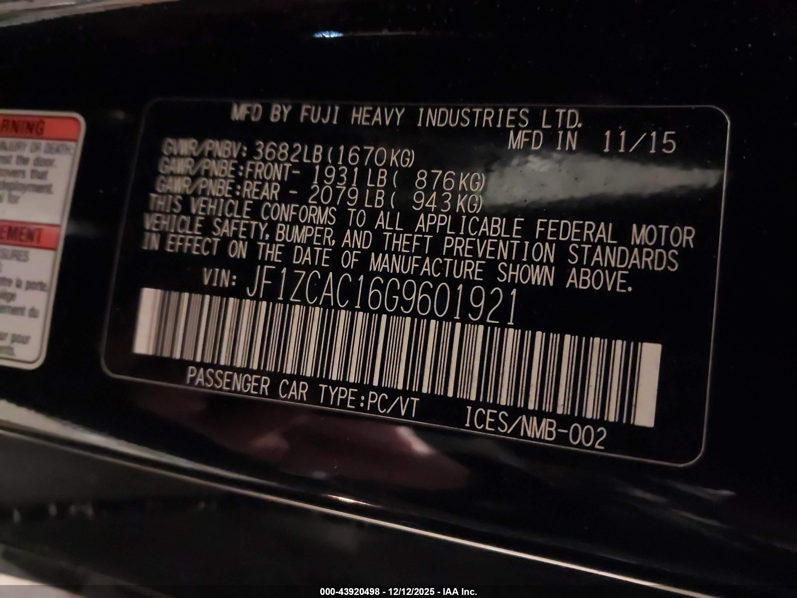 SUBARU BRZ image 9