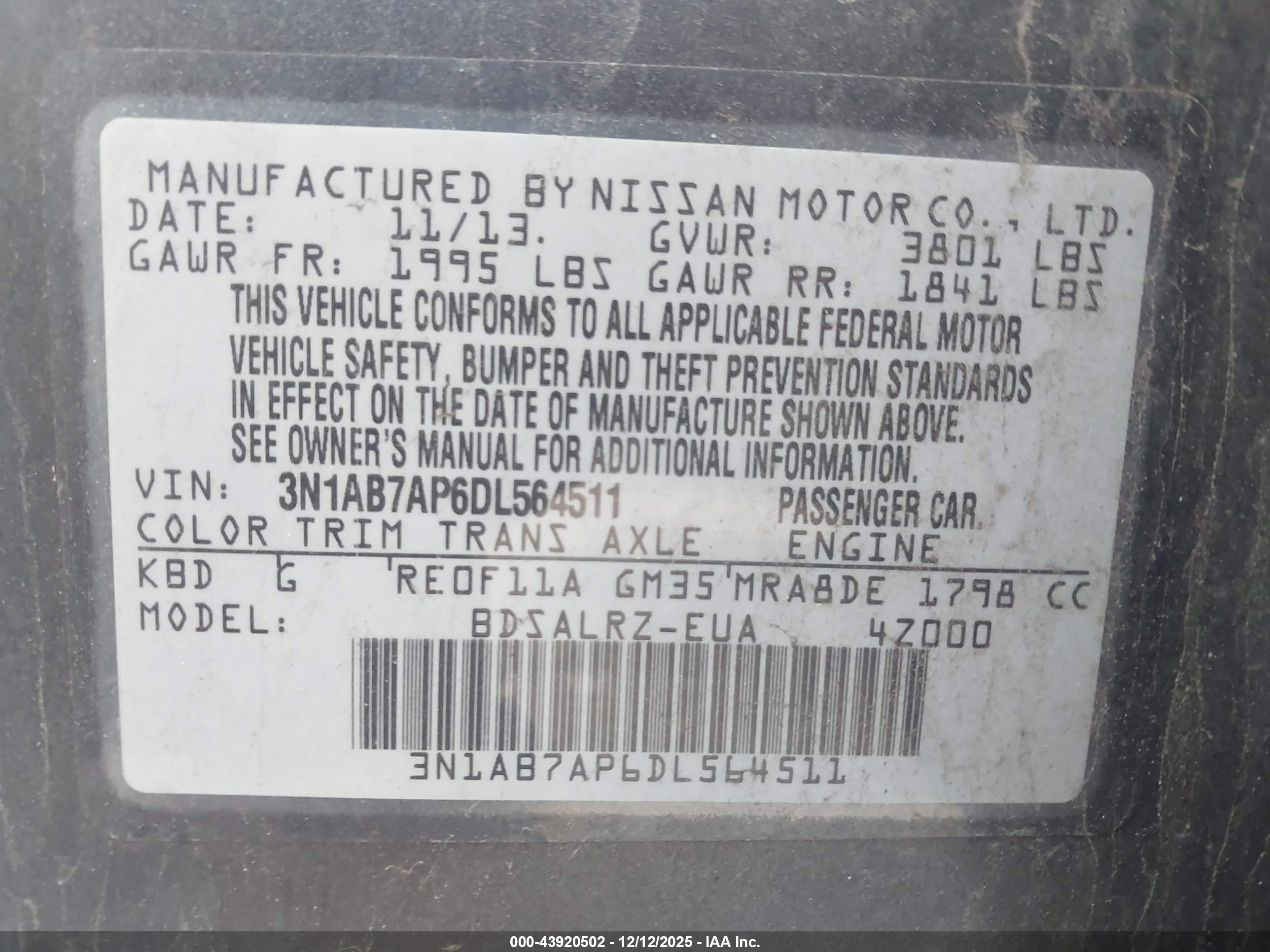NISSAN SENTRA image 9