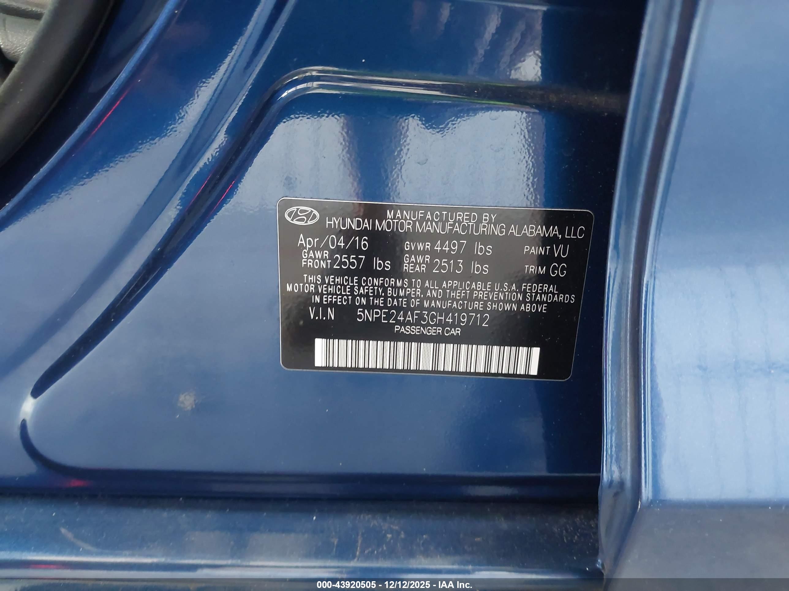 HYUNDAI SONATA image 9