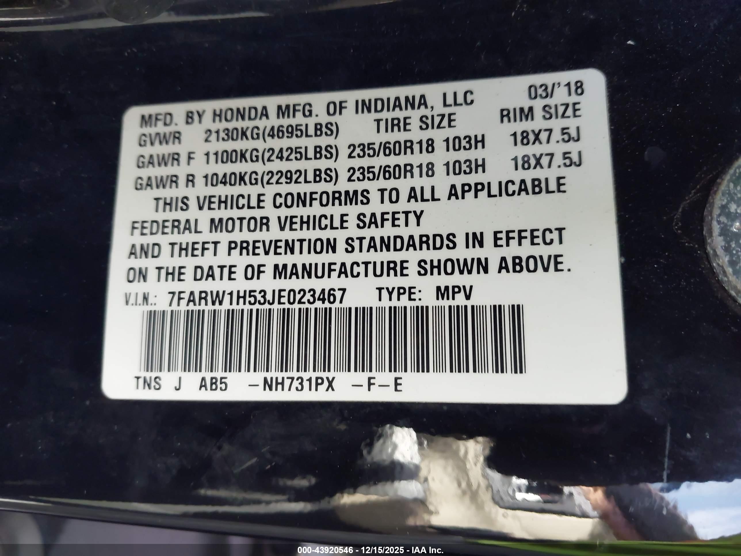 HONDA CR-V image 9
