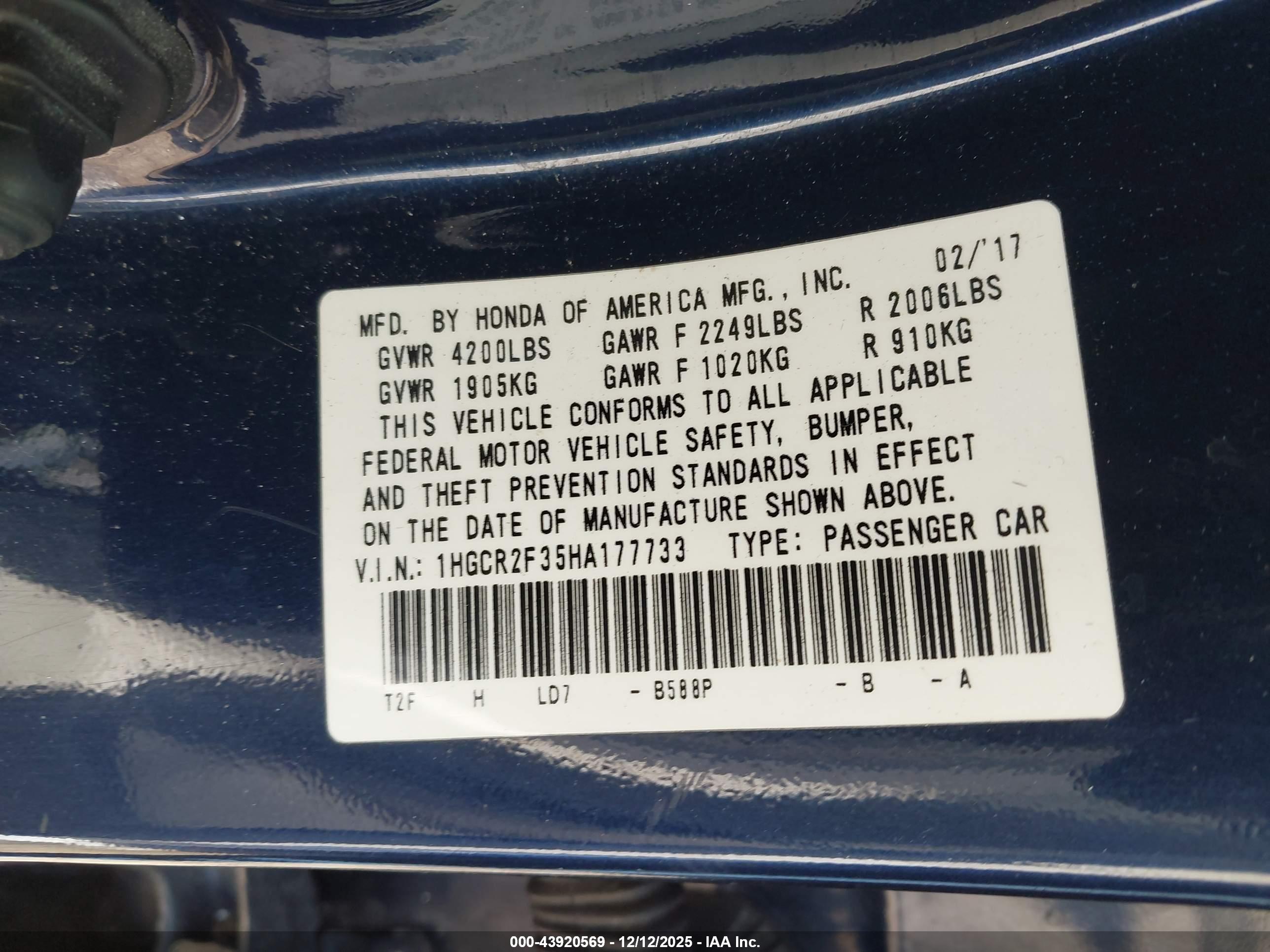 HONDA ACCORD image 9
