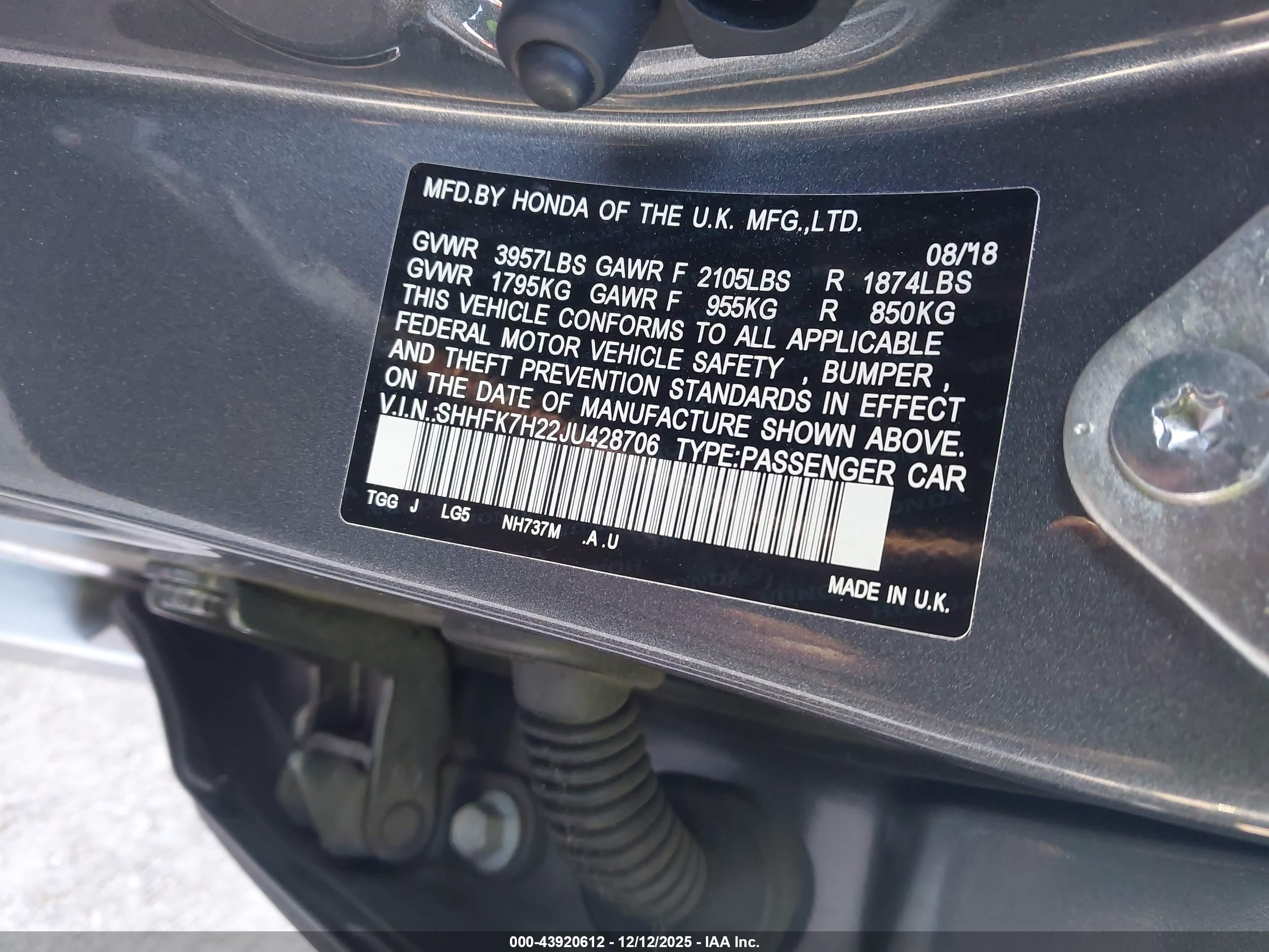 HONDA CIVIC image 9