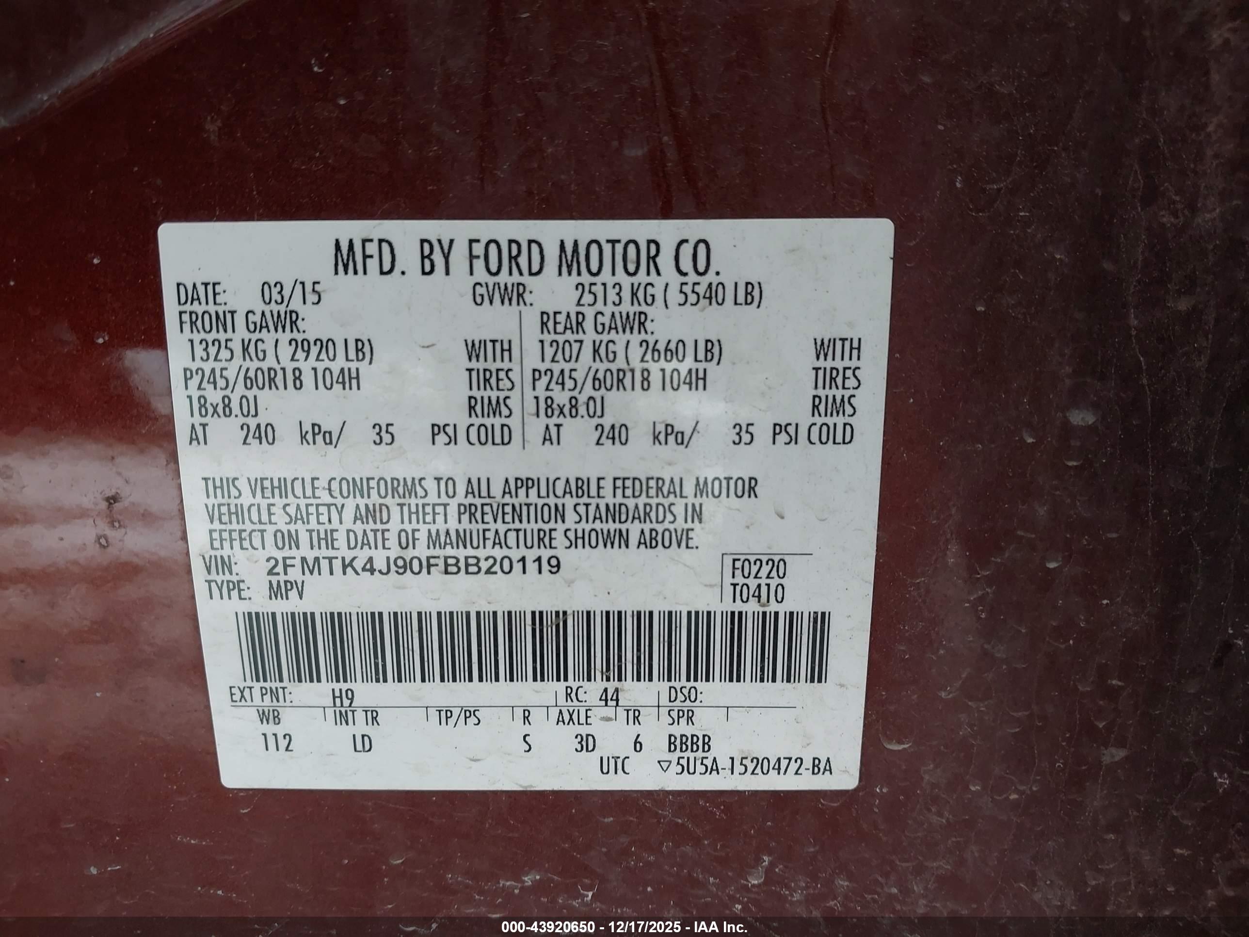 FORD EDGE image 9