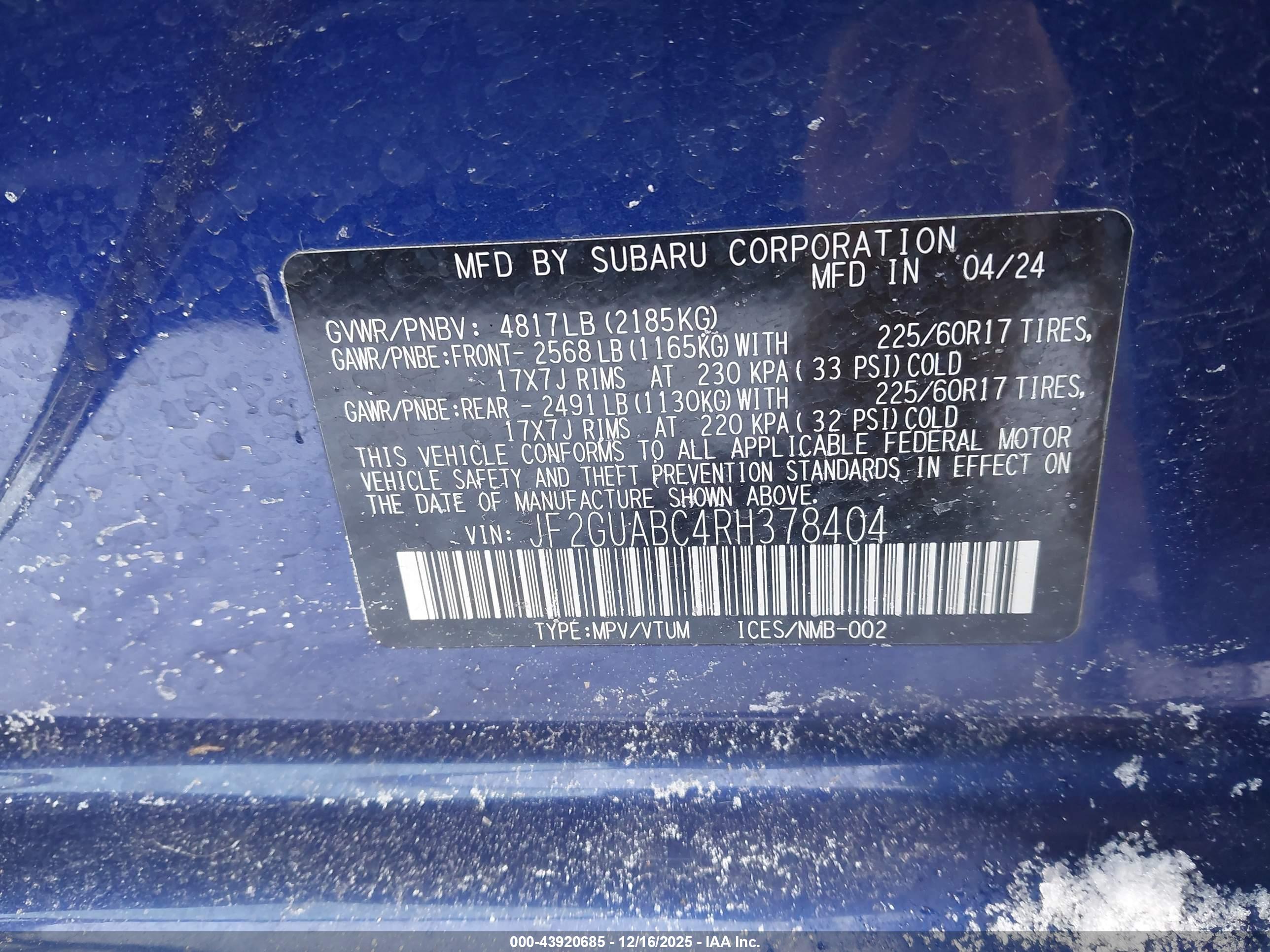 SUBARU CROSSTREK image 9