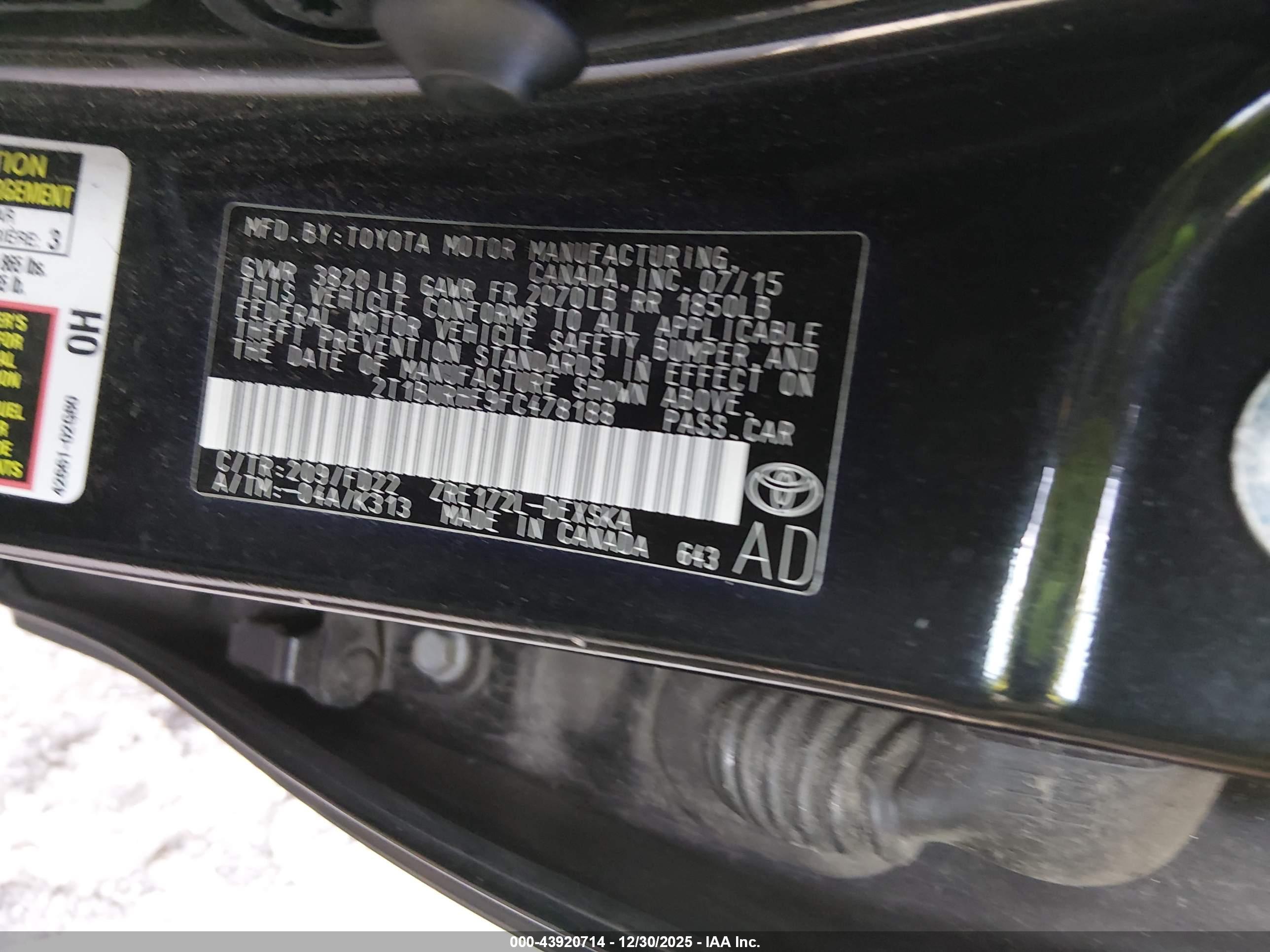 TOYOTA COROLLA image 9