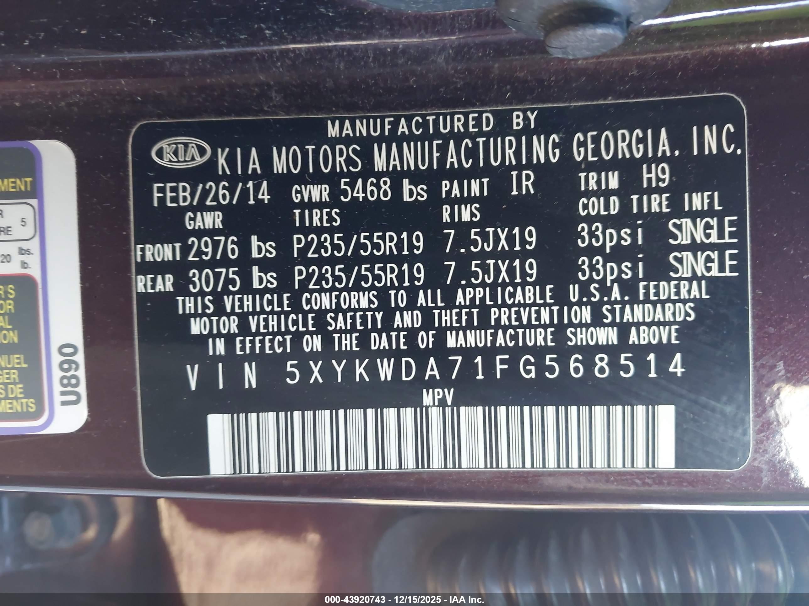 KIA SORENTO image 9