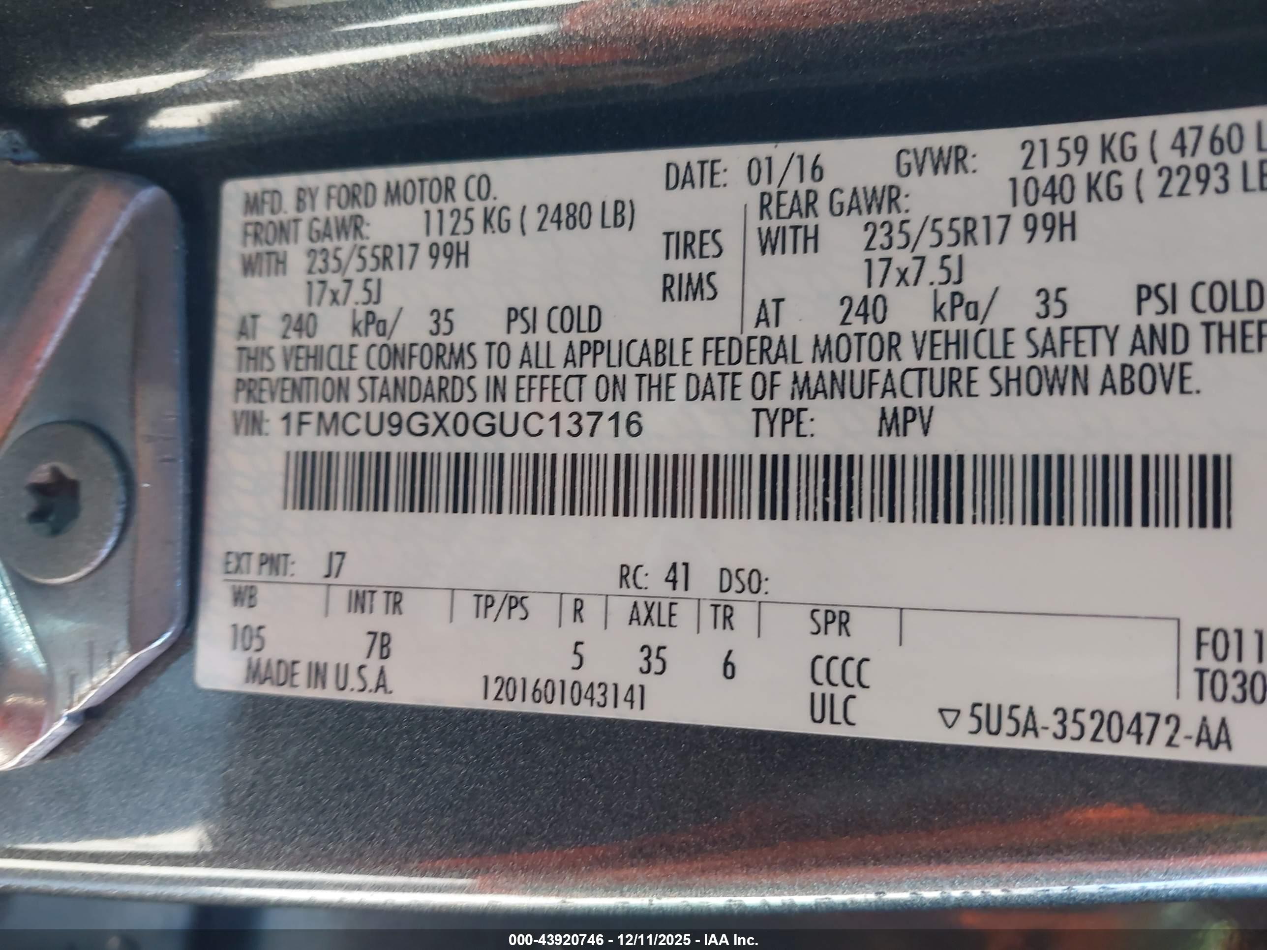 FORD ESCAPE image 9
