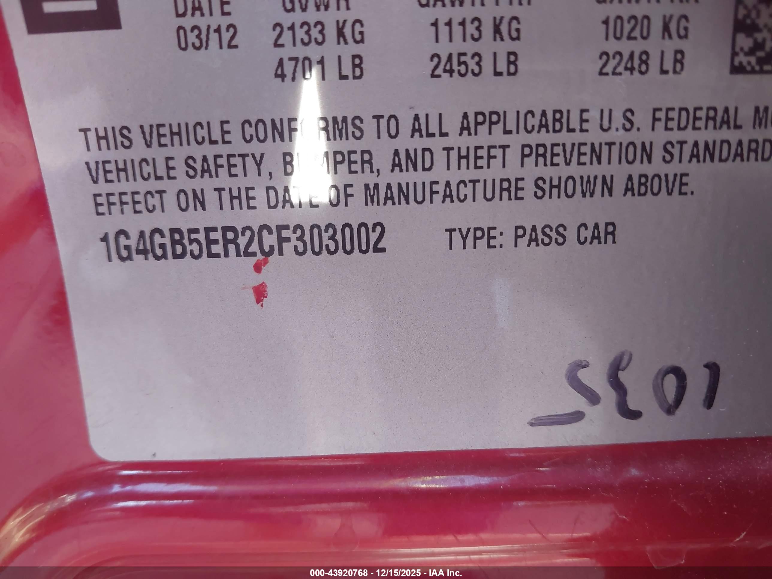 BUICK LACROSSE image 9