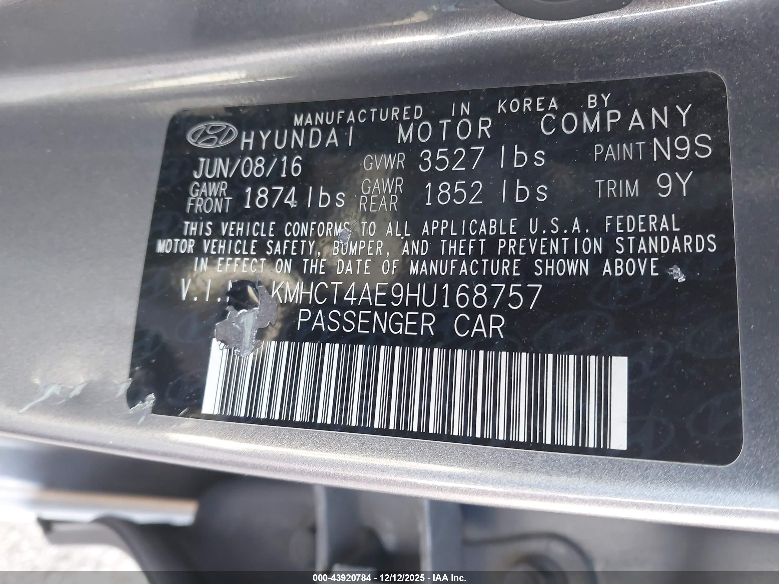 HYUNDAI ACCENT image 9