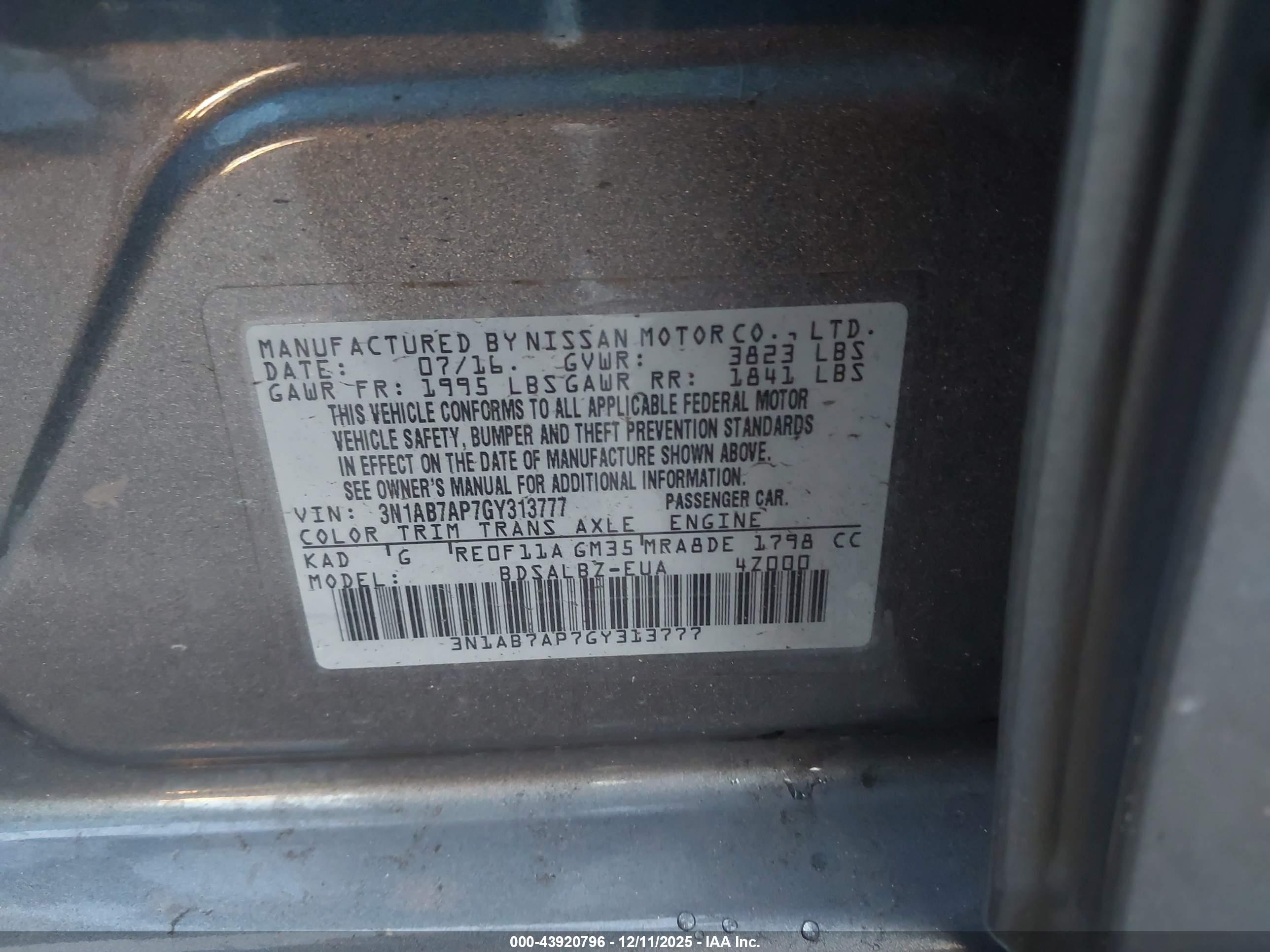 NISSAN SENTRA image 9