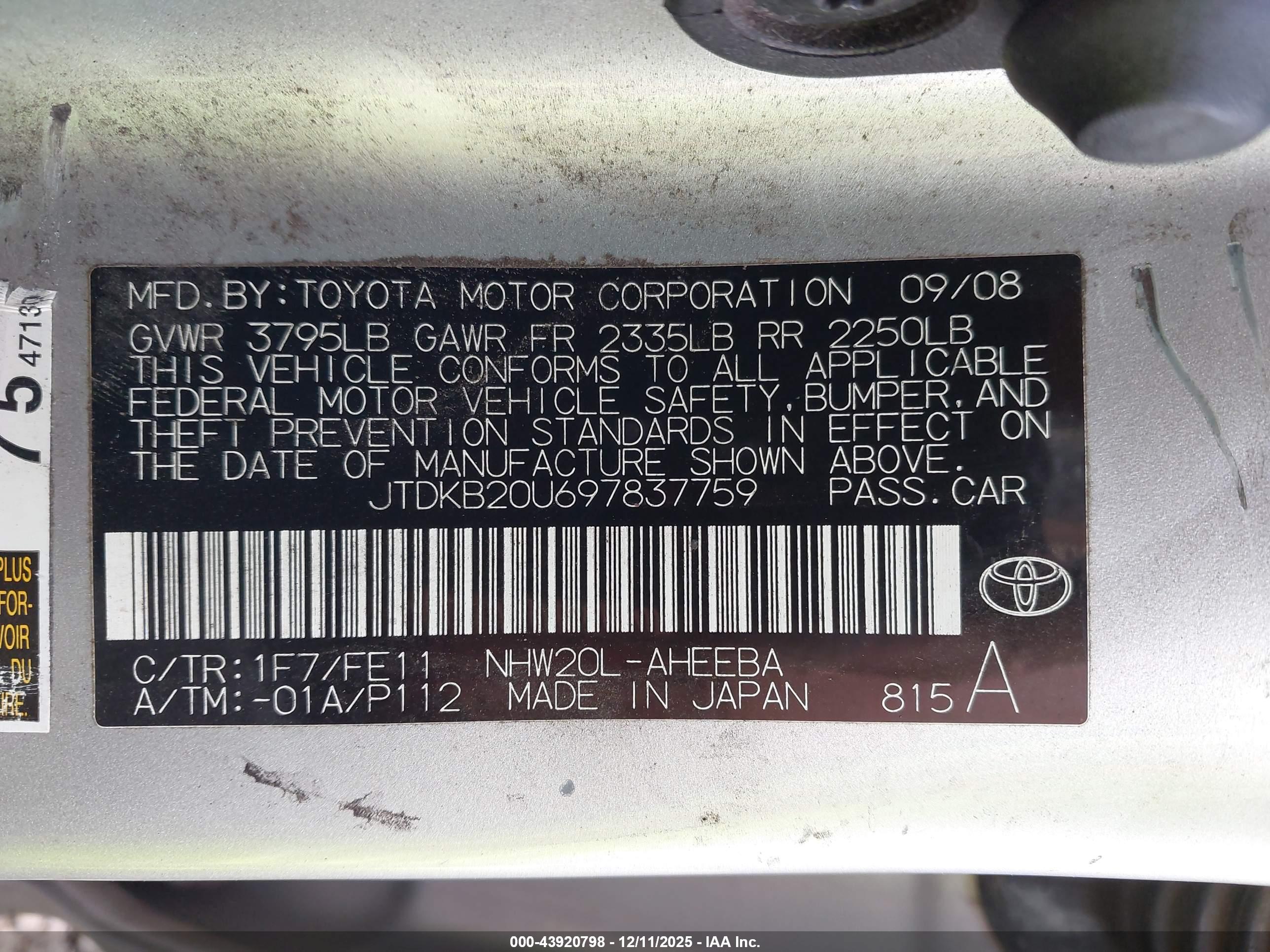 TOYOTA PRIUS image 9