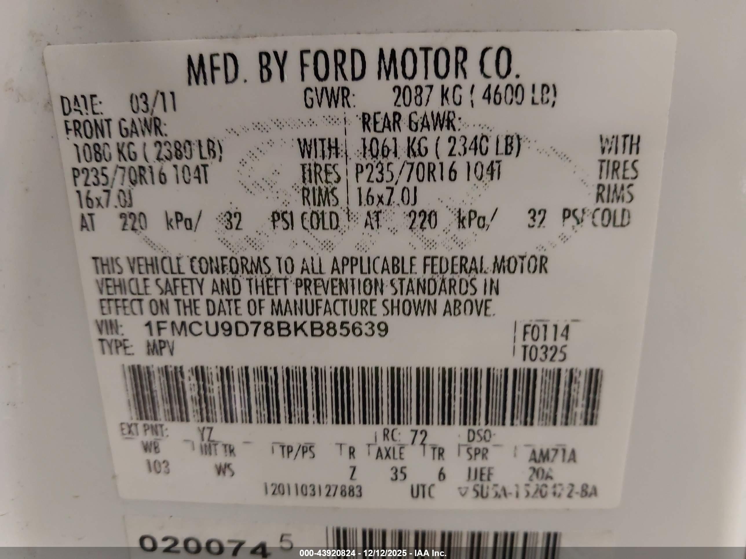 FORD ESCAPE image 9