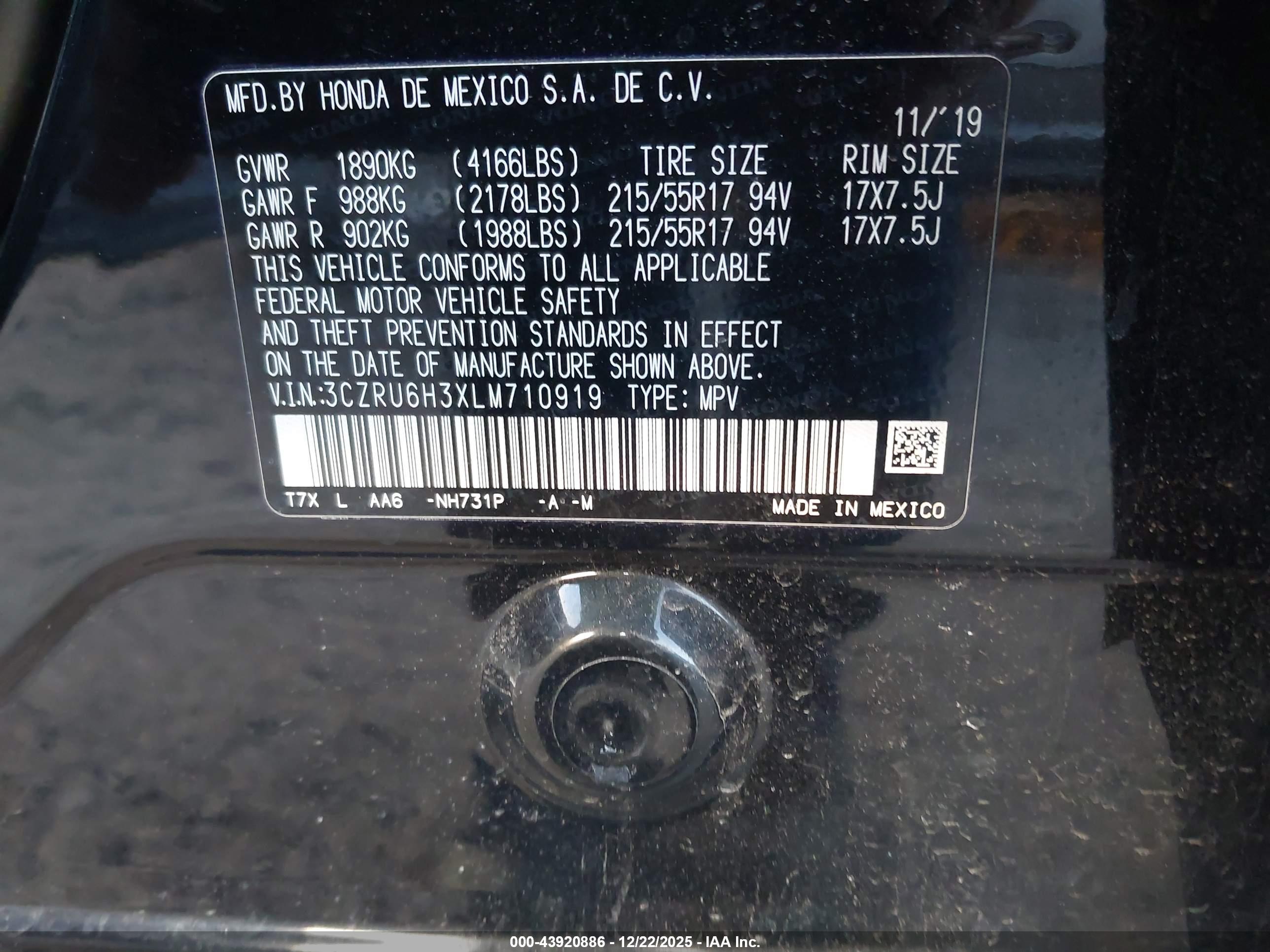 HONDA HR-V image 9