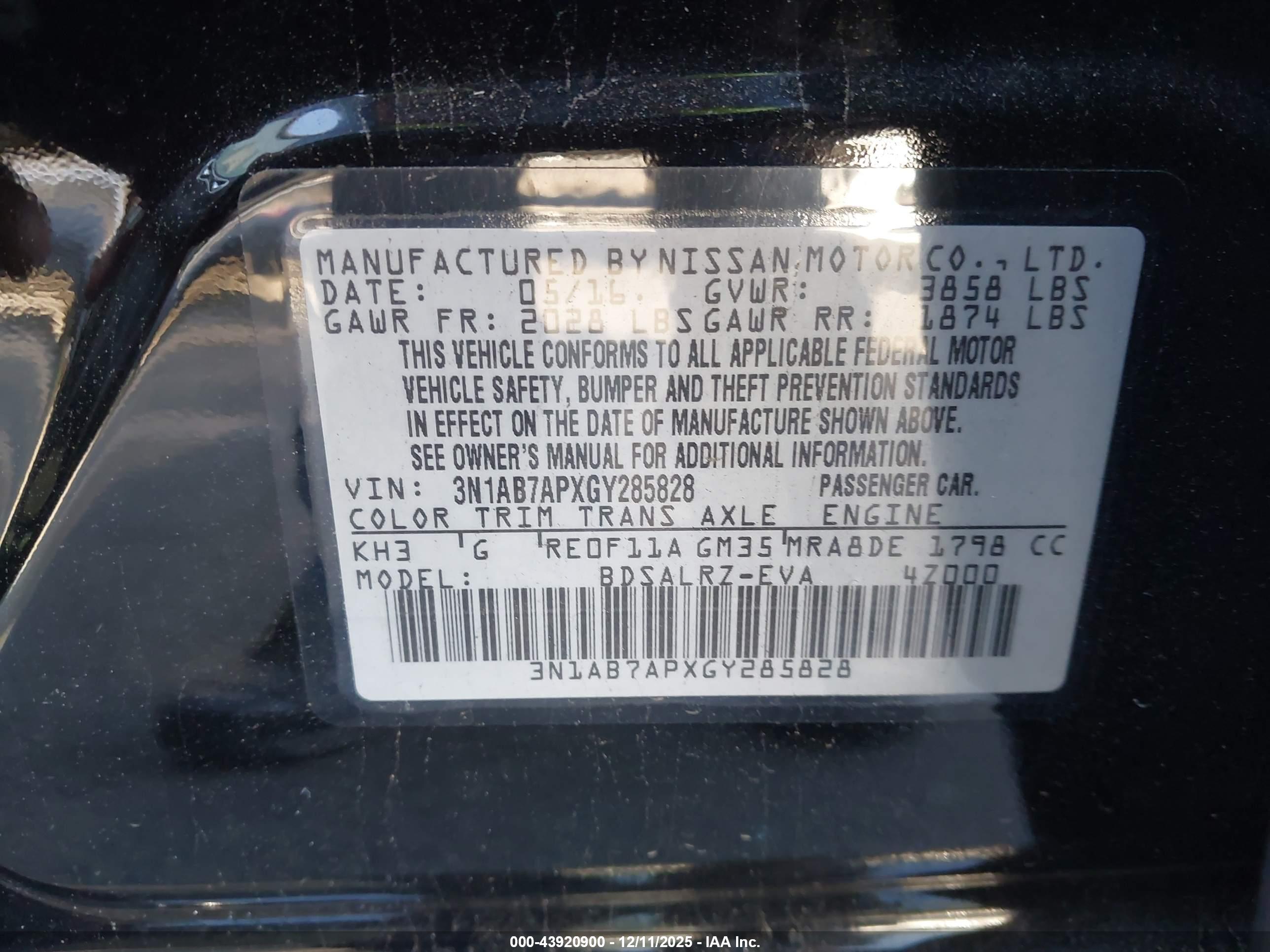 NISSAN SENTRA image 9