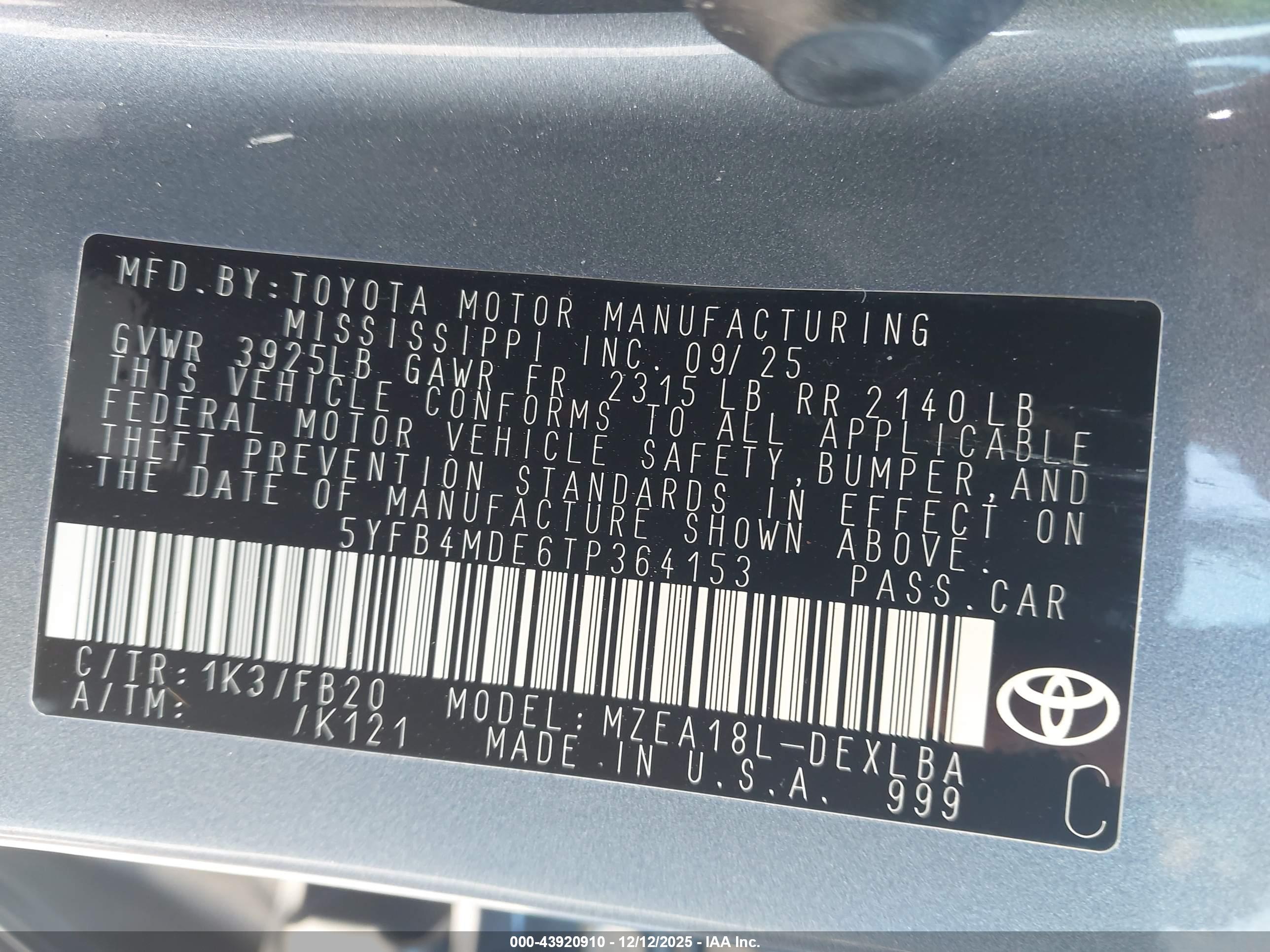 TOYOTA COROLLA image 9