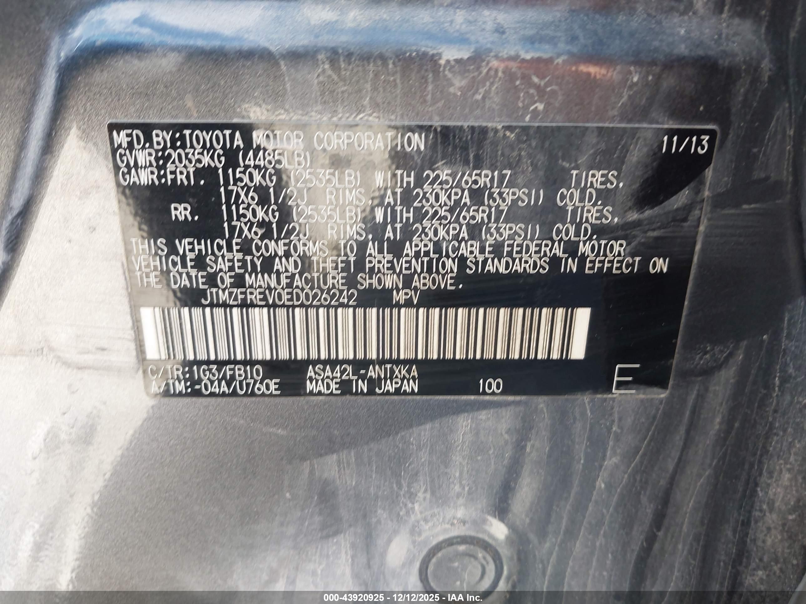TOYOTA RAV4 image 9