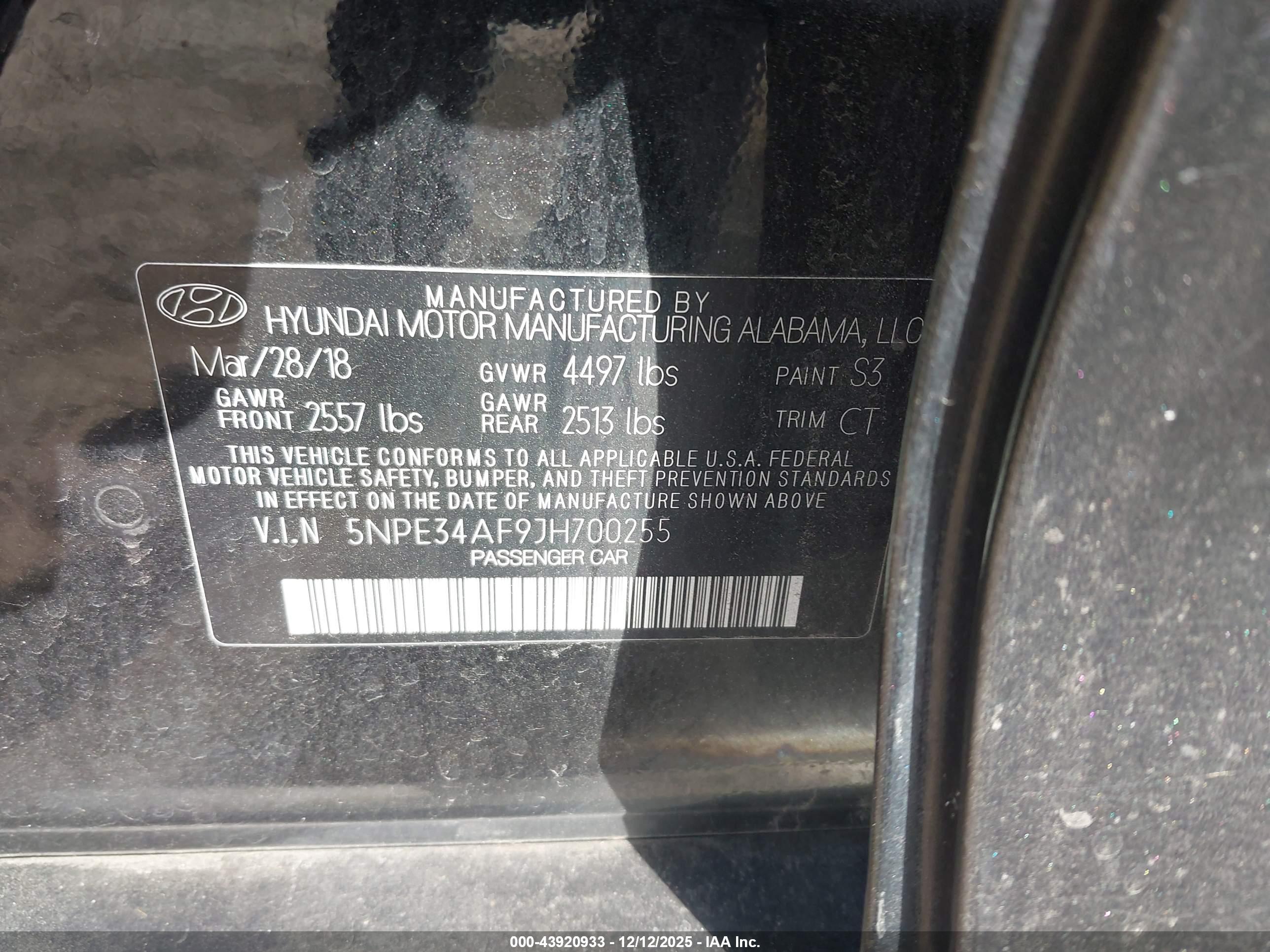 HYUNDAI SONATA image 9