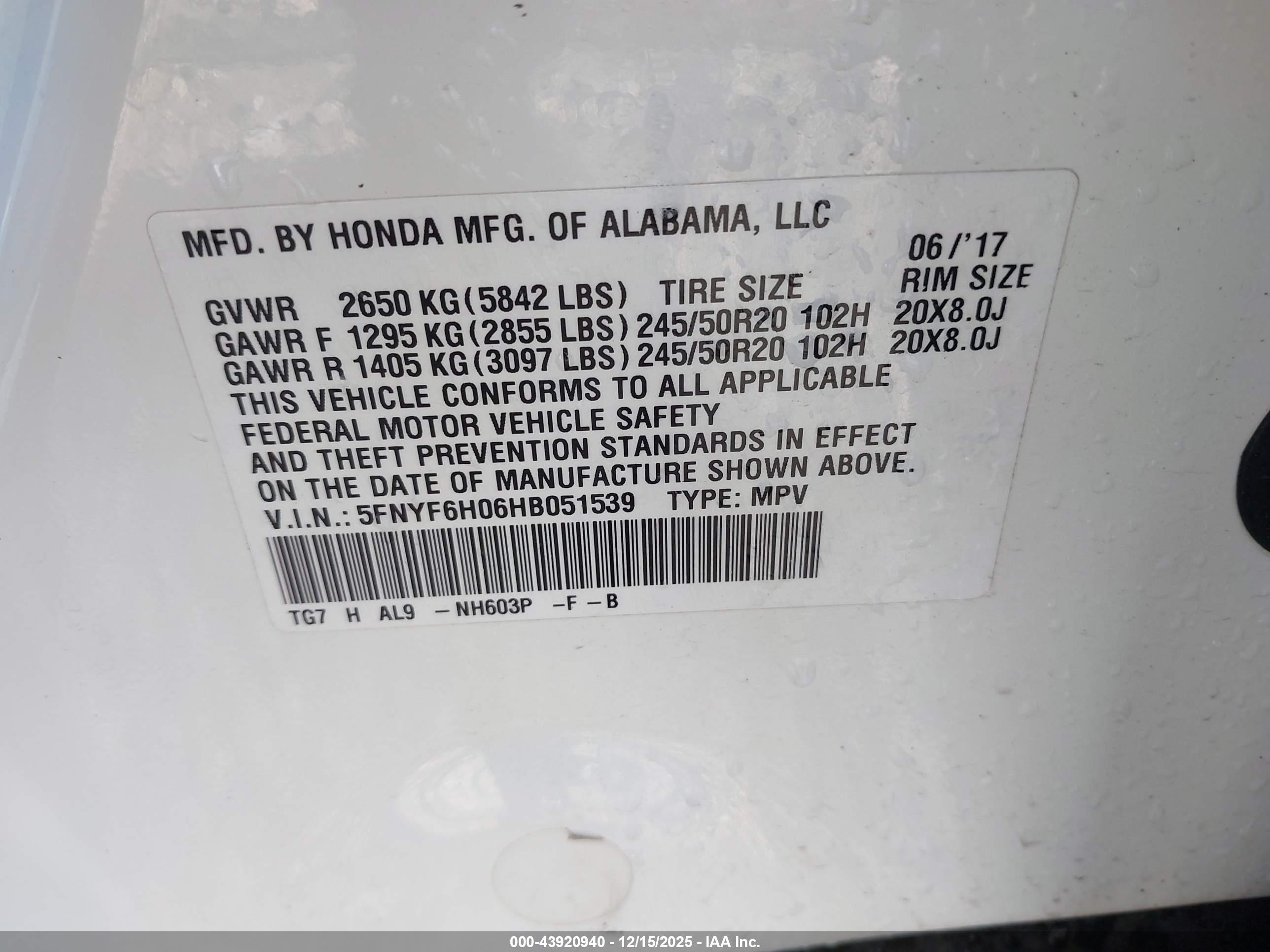 HONDA PILOT image 9