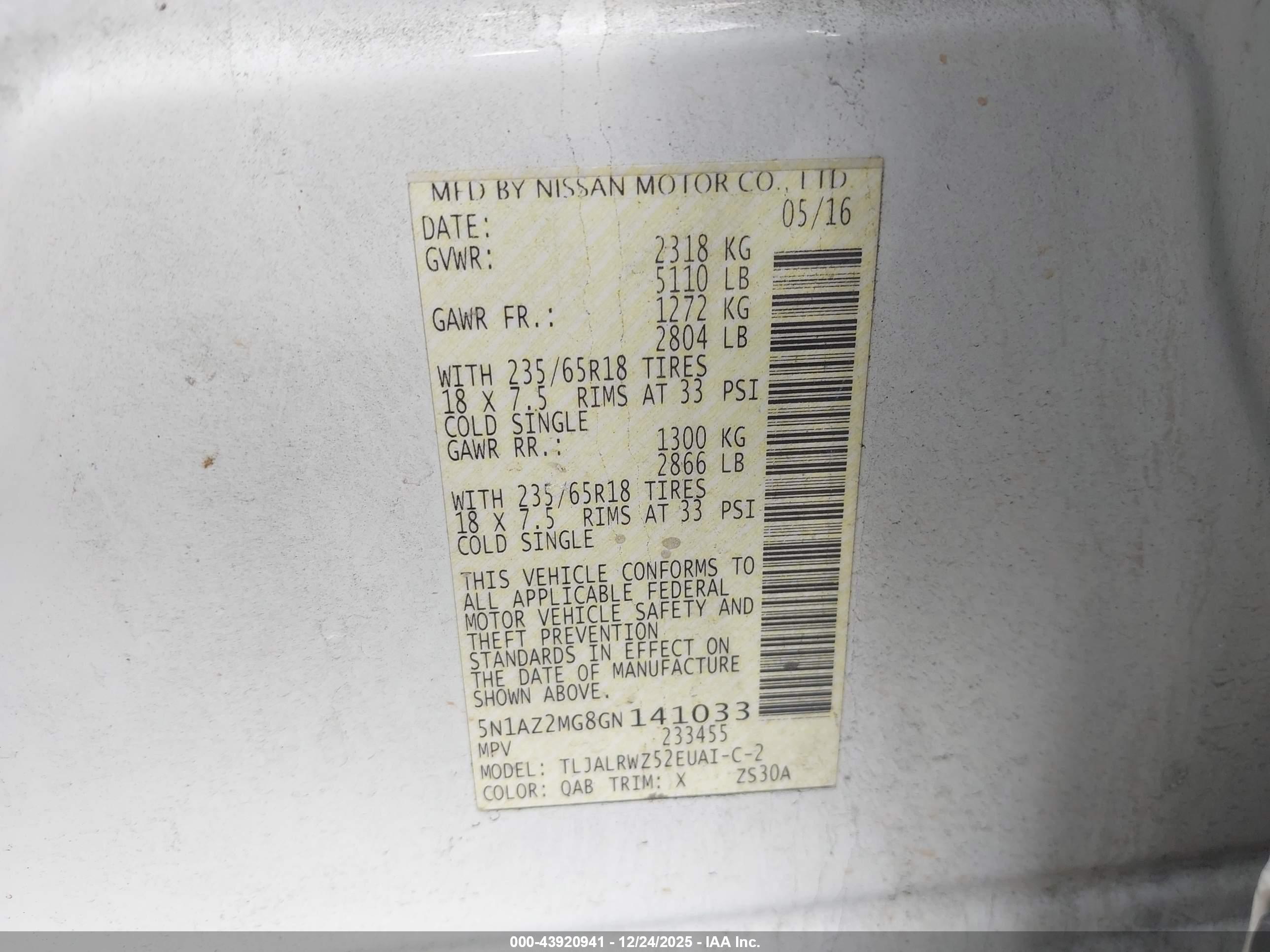 NISSAN MURANO image 9