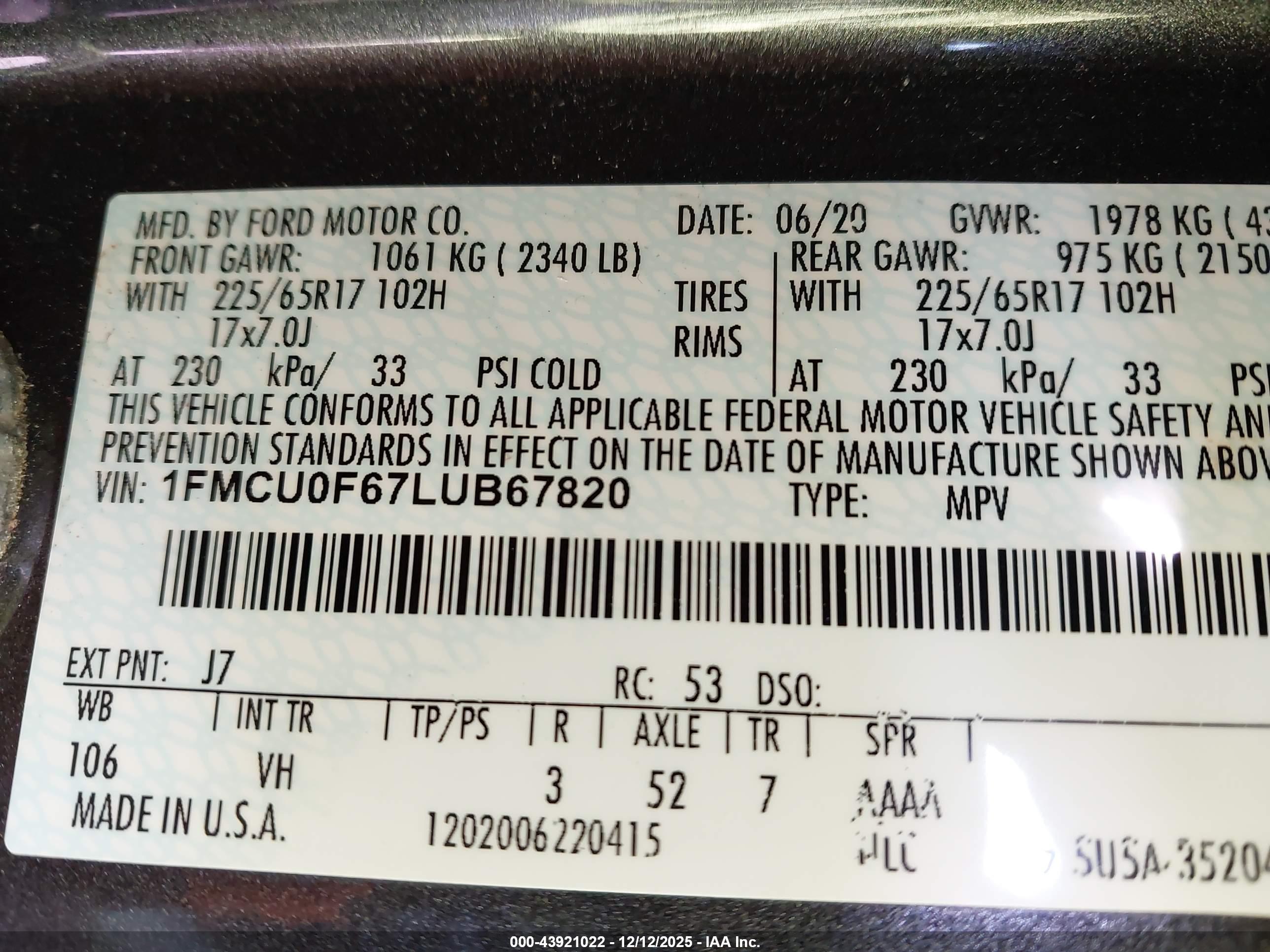 FORD ESCAPE image 9