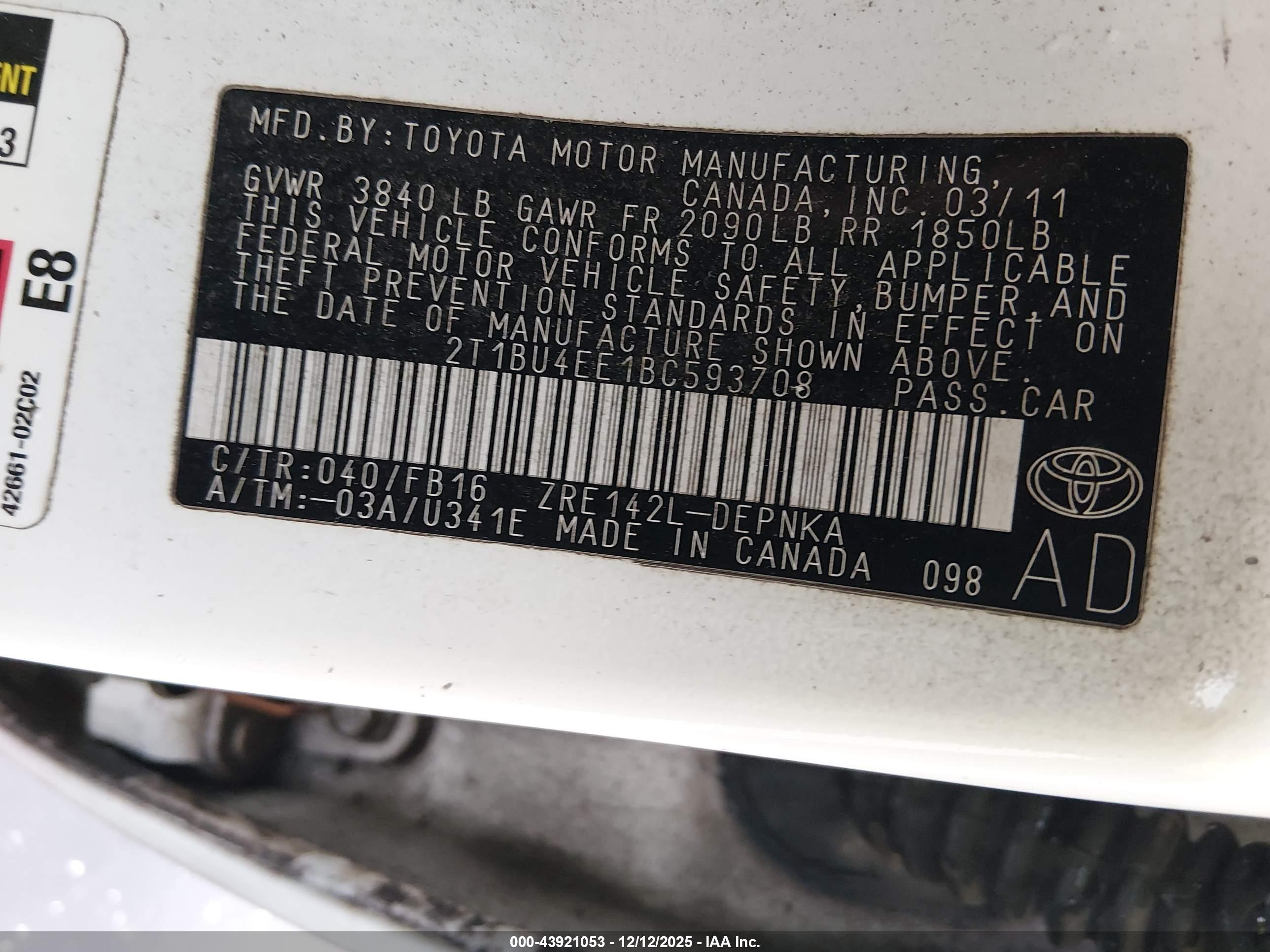 TOYOTA COROLLA image 9