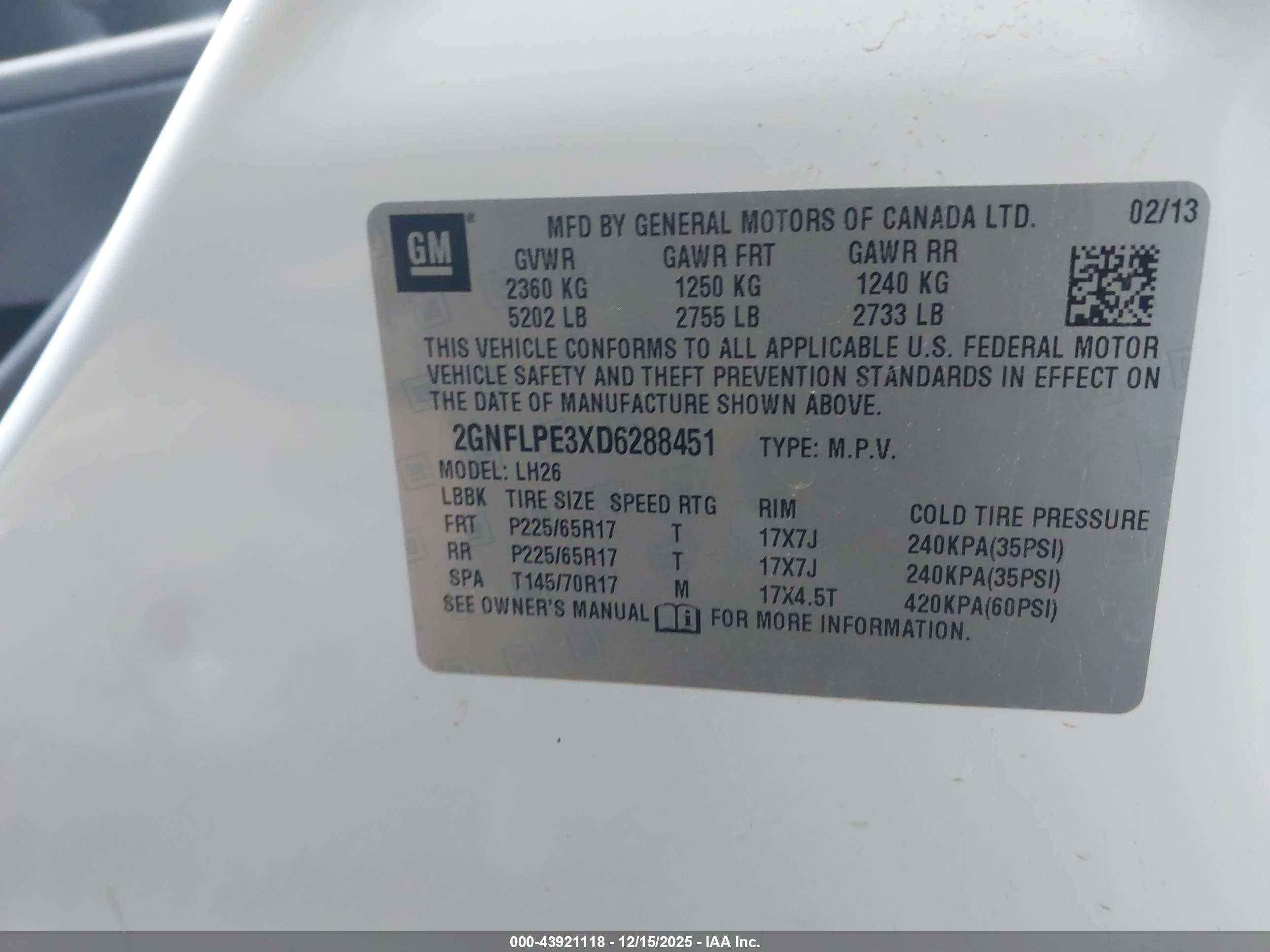CHEVROLET EQUINOX image 9