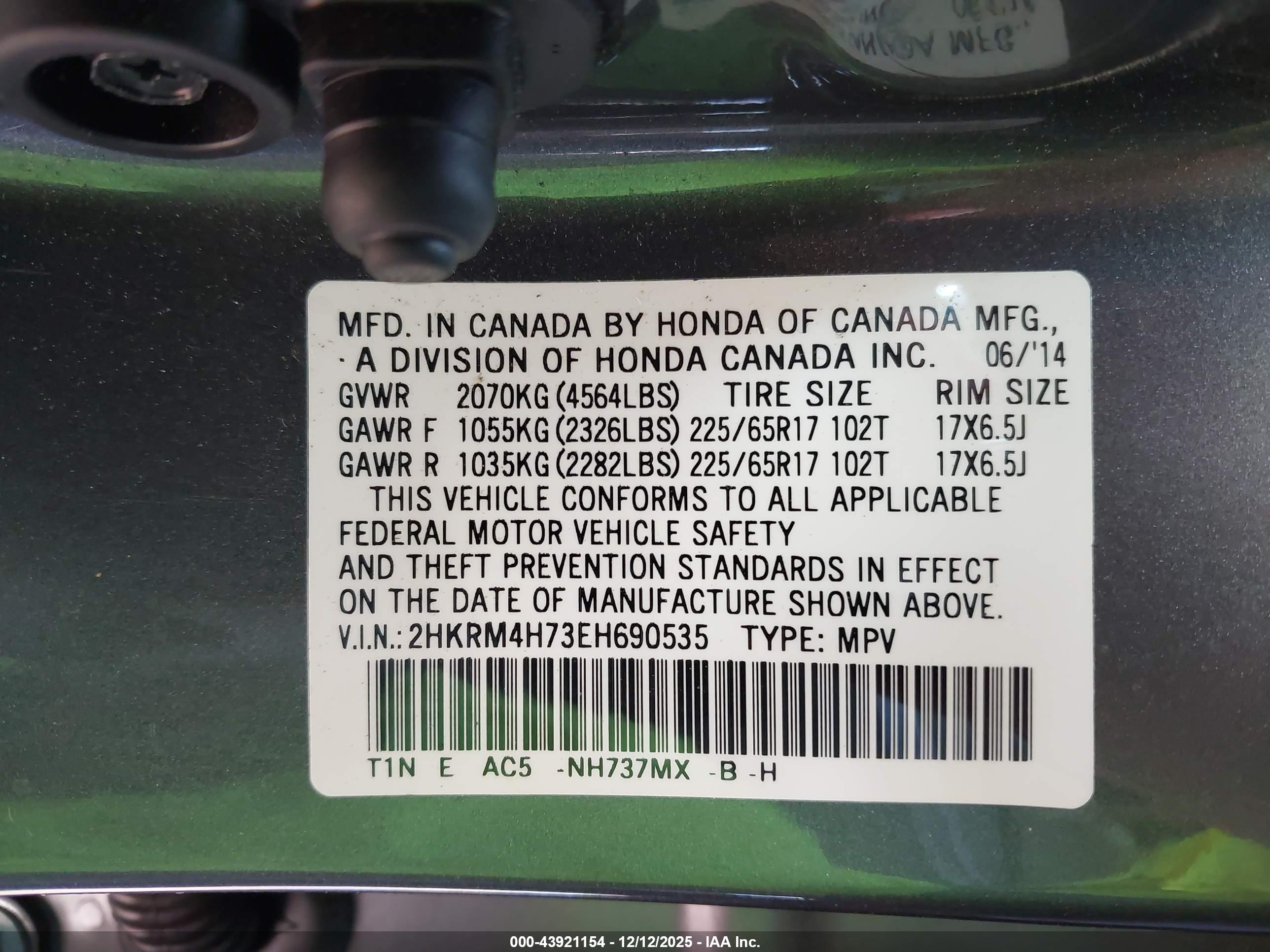 HONDA CR-V image 9