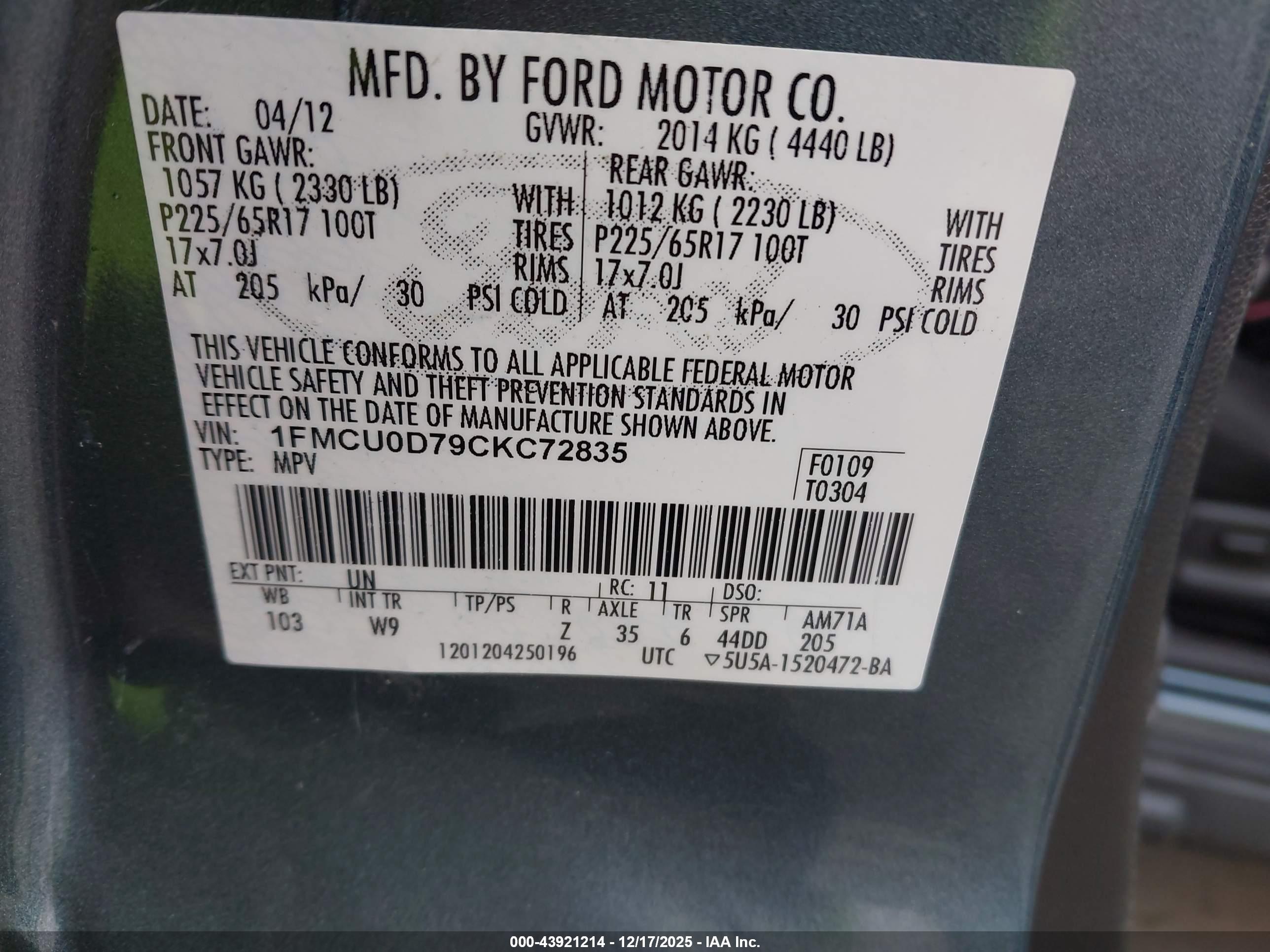 FORD ESCAPE image 9