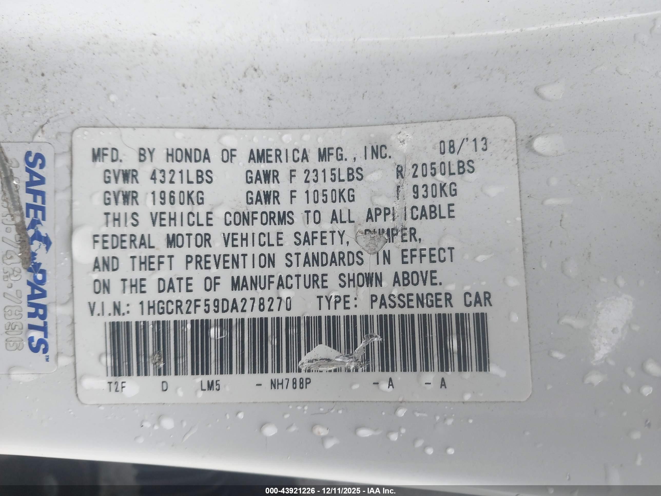 HONDA ACCORD image 9