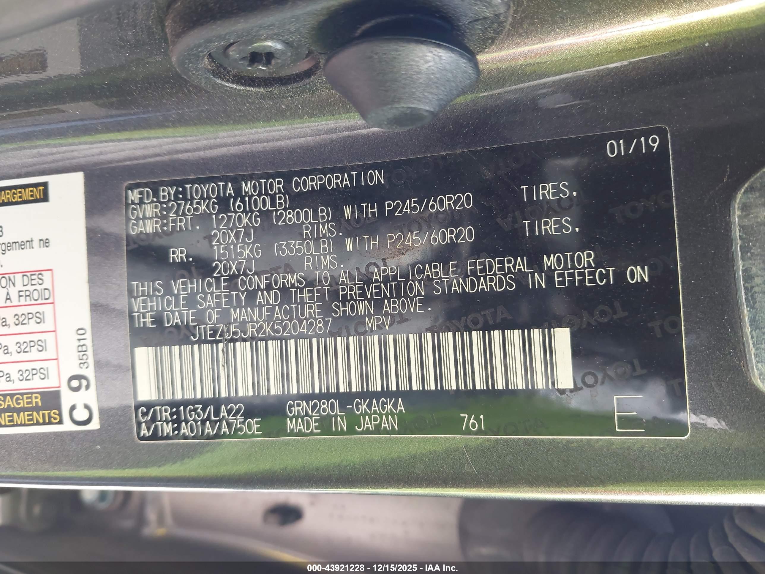 TOYOTA 4RUNNER image 9