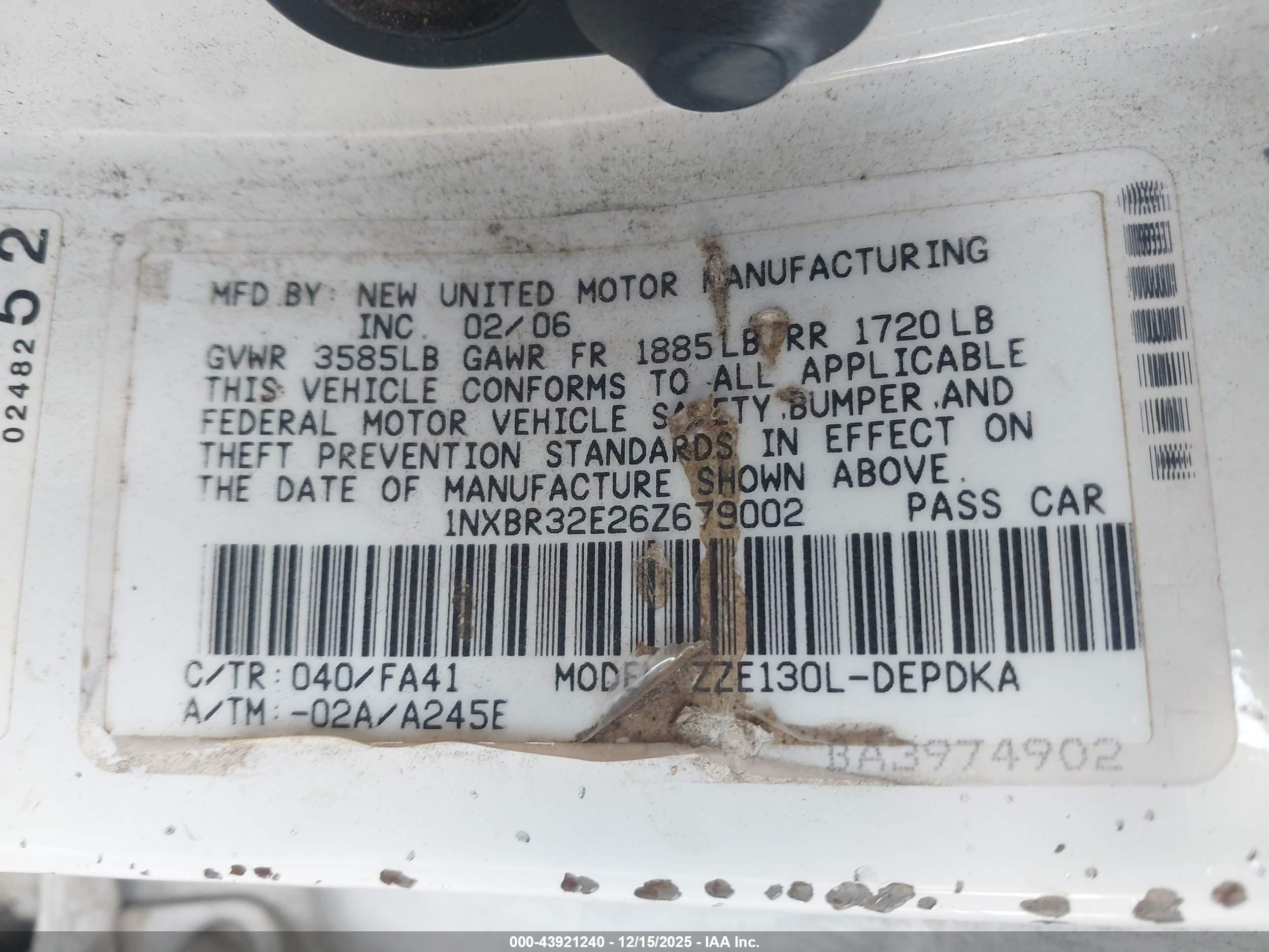 TOYOTA COROLLA image 9