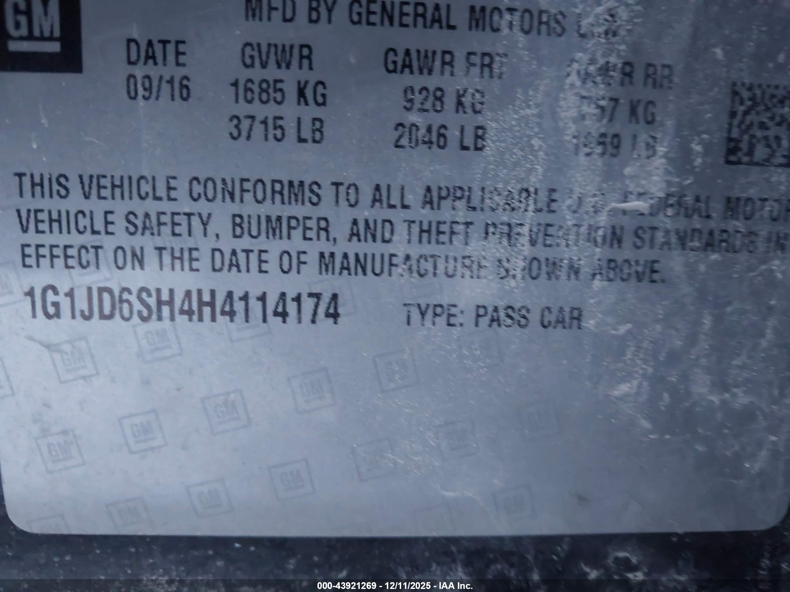 CHEVROLET SONIC image 9