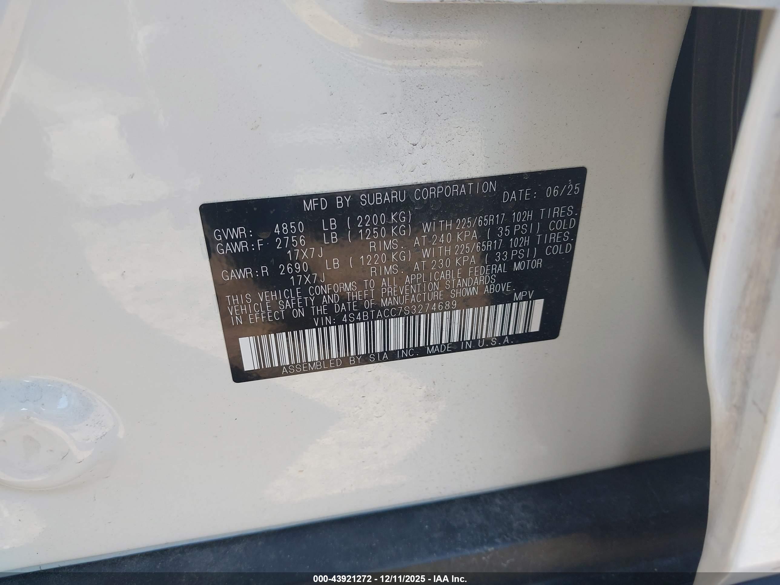 SUBARU OUTBACK image 9