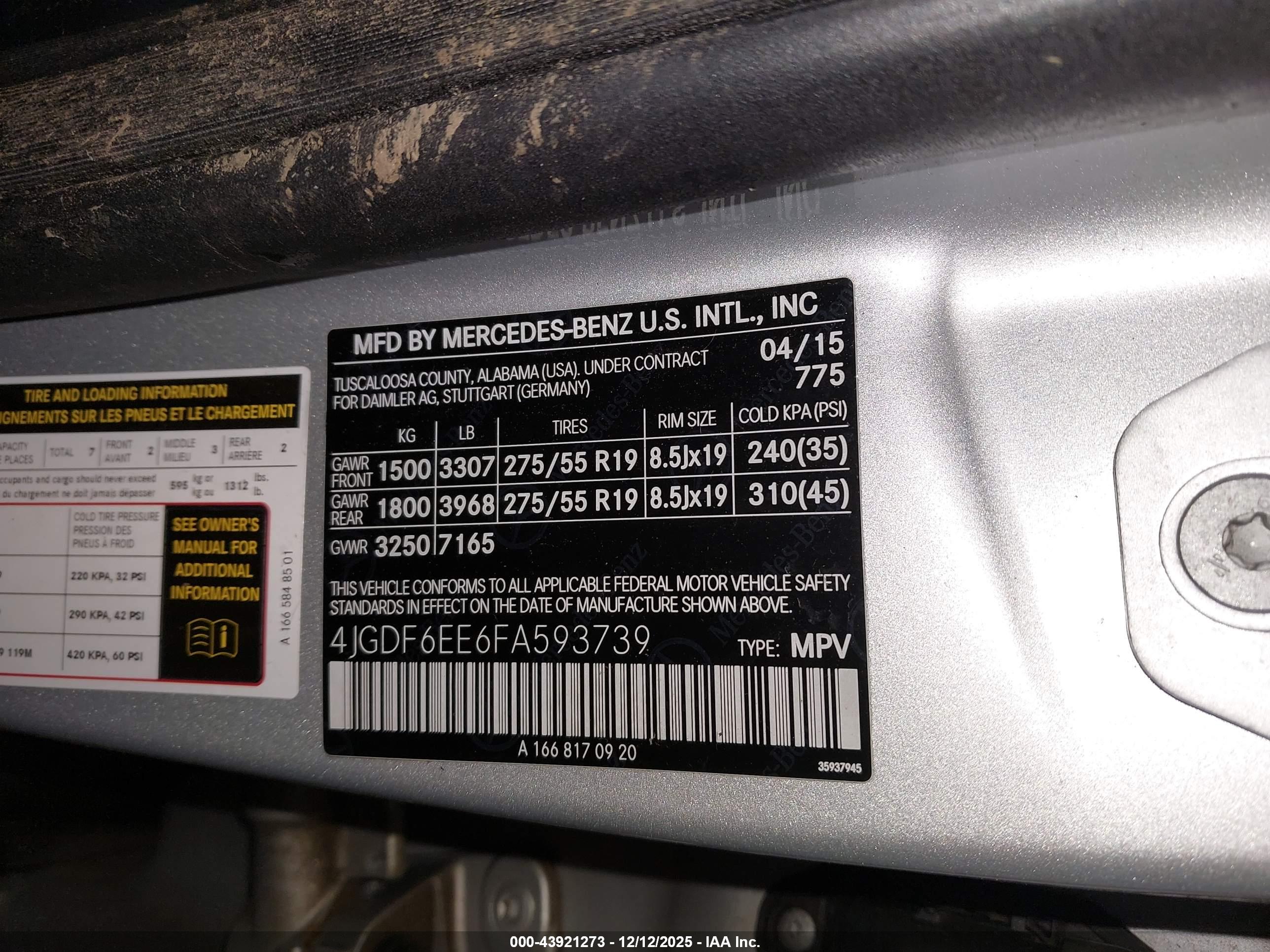 MERCEDES-BENZ GL image 9