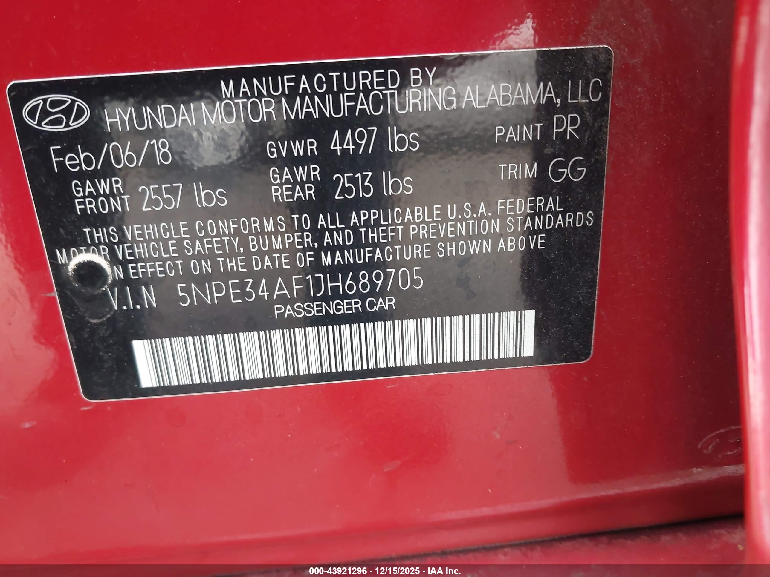 HYUNDAI SONATA image 9