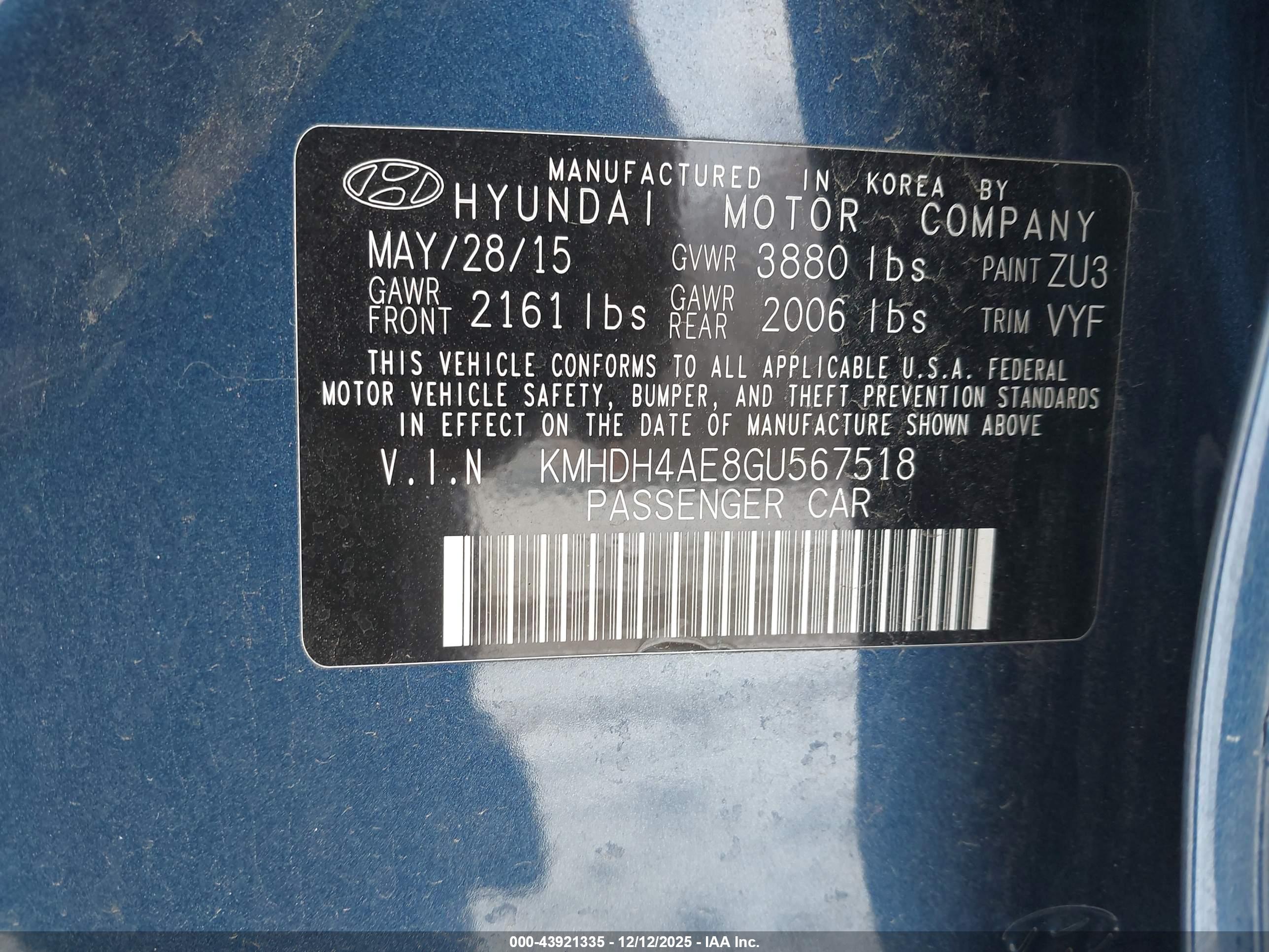HYUNDAI ELANTRA image 9
