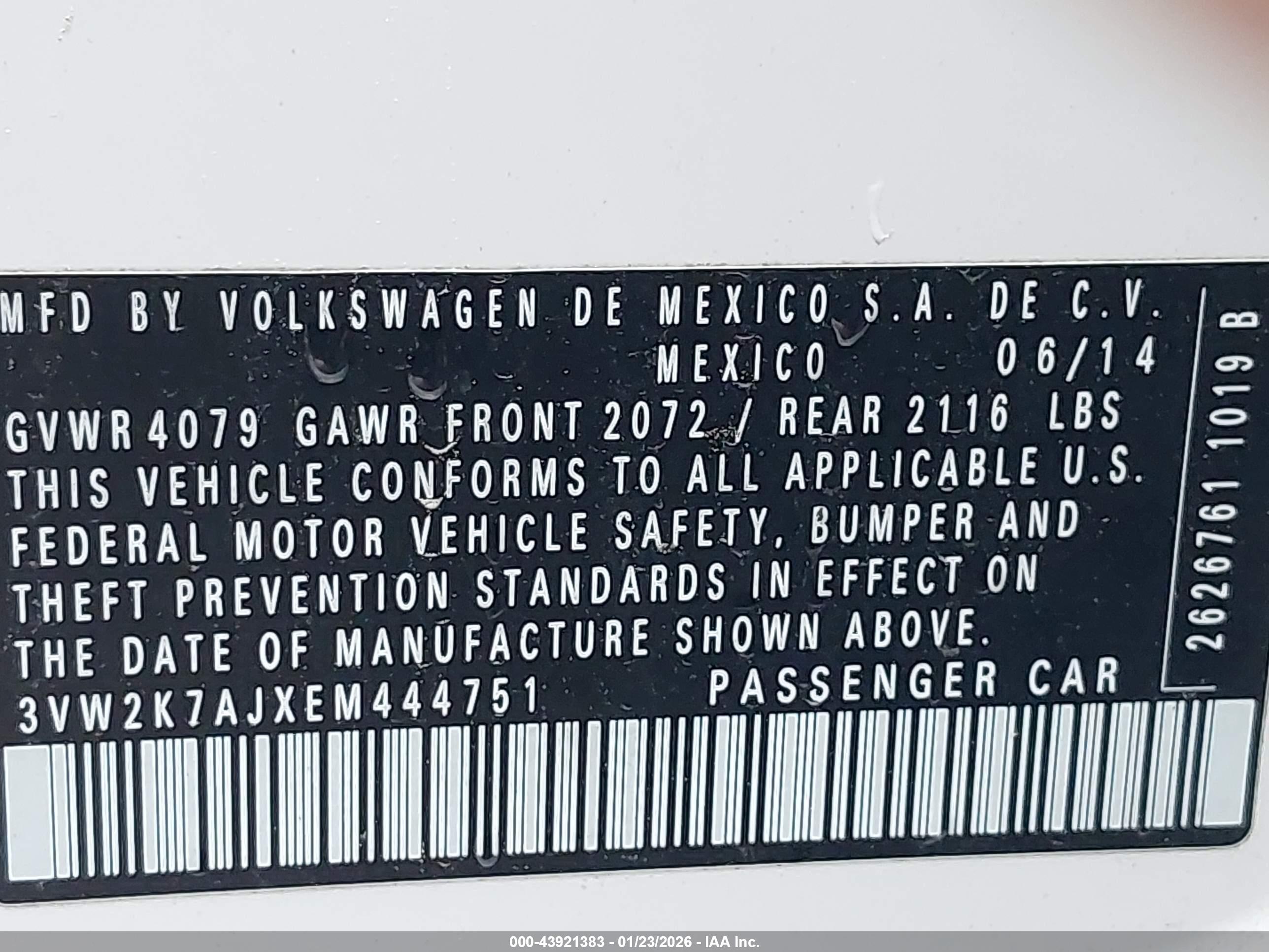 VOLKSWAGEN JETTA image 9
