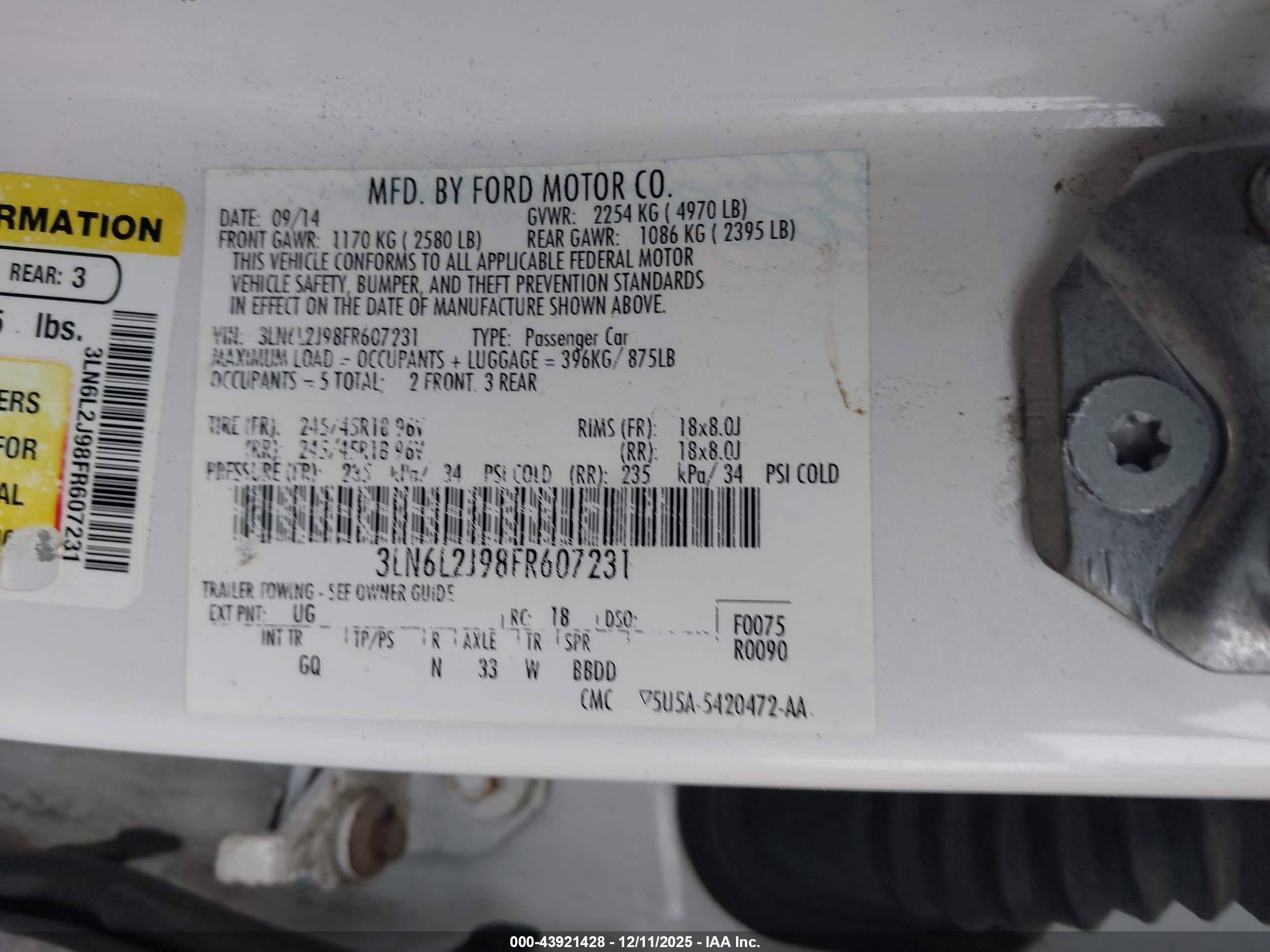 LINCOLN MKZ image 9