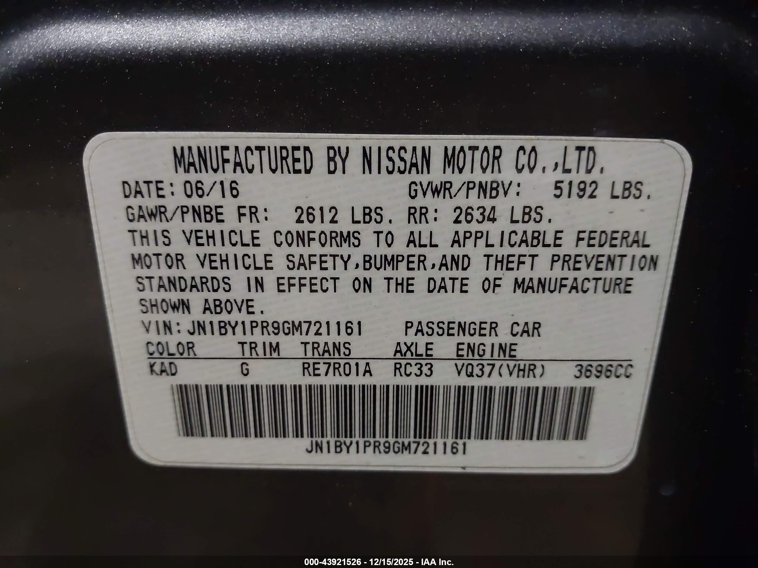 INFINITI Q70L image 9