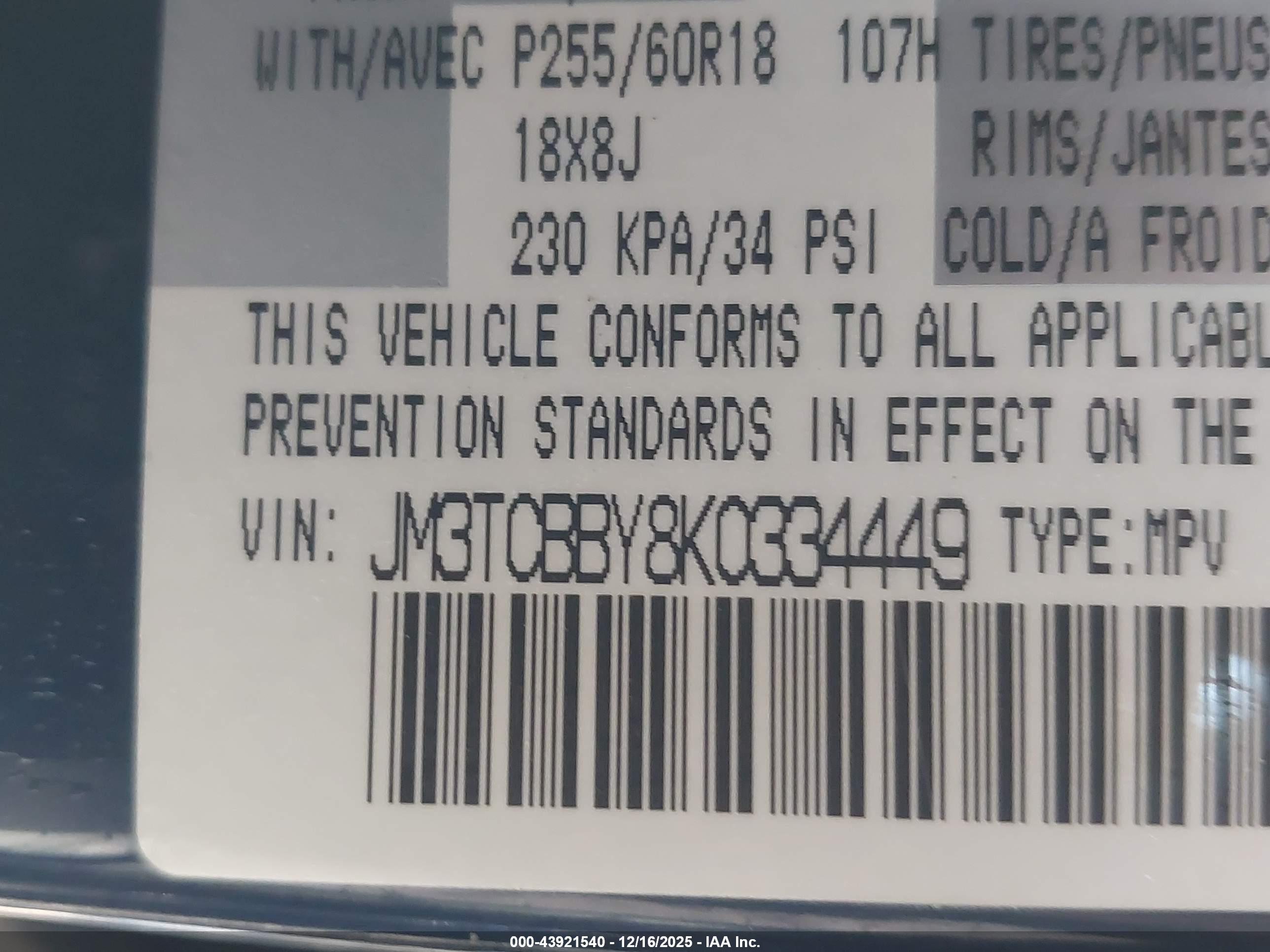 MAZDA CX-9 image 9