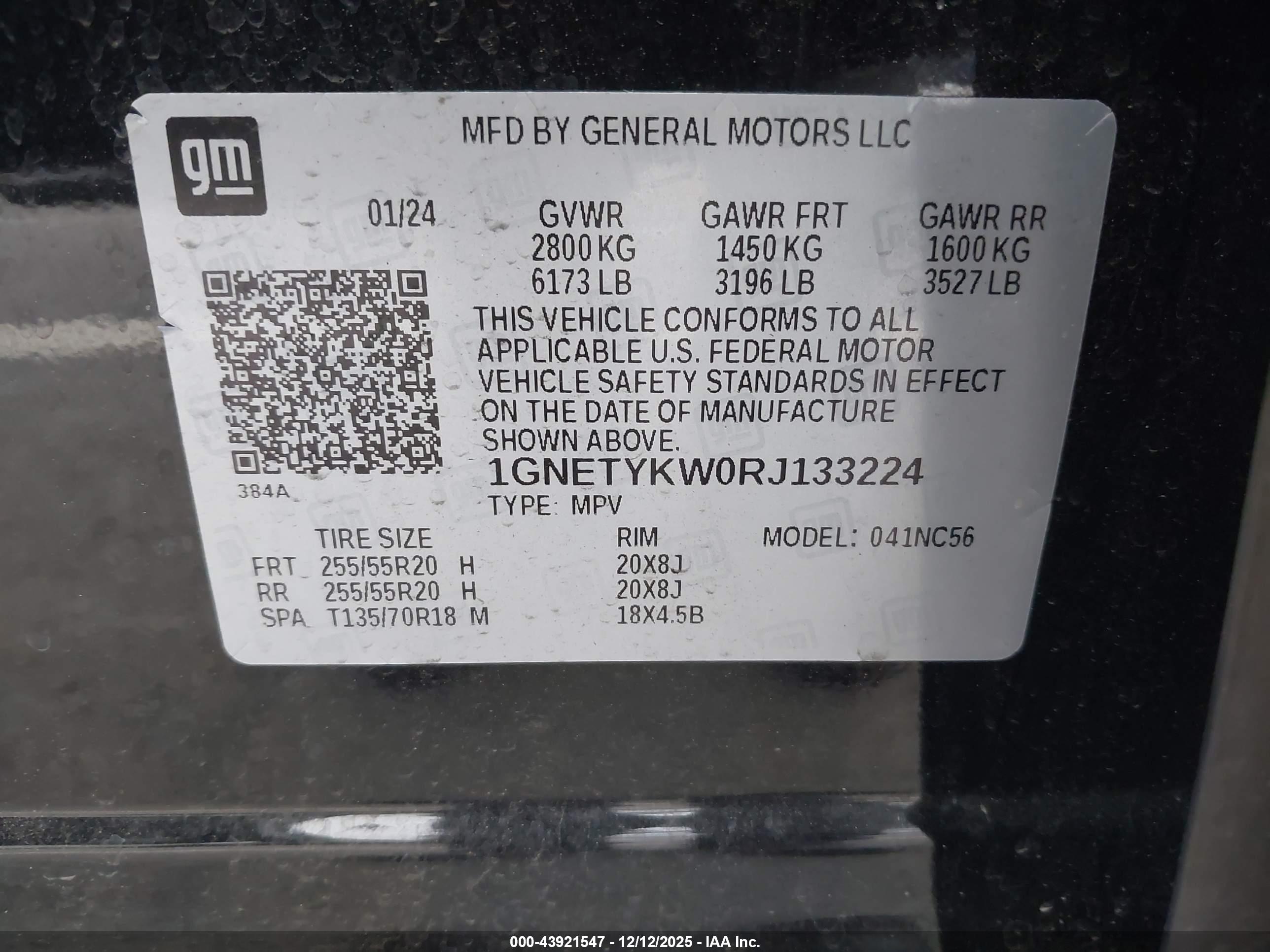 CHEVROLET TRAVERSE image 9