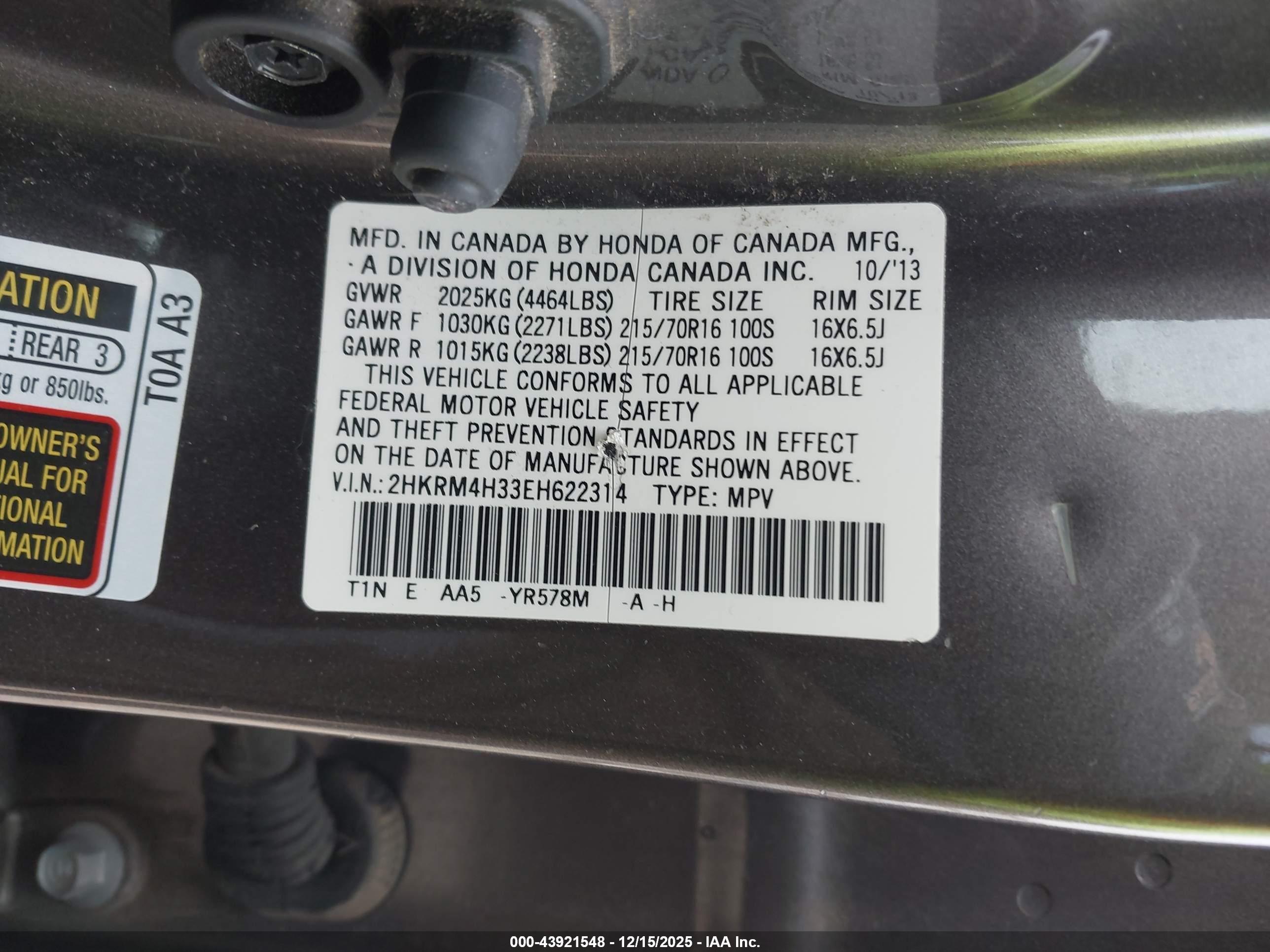 HONDA CR-V image 9