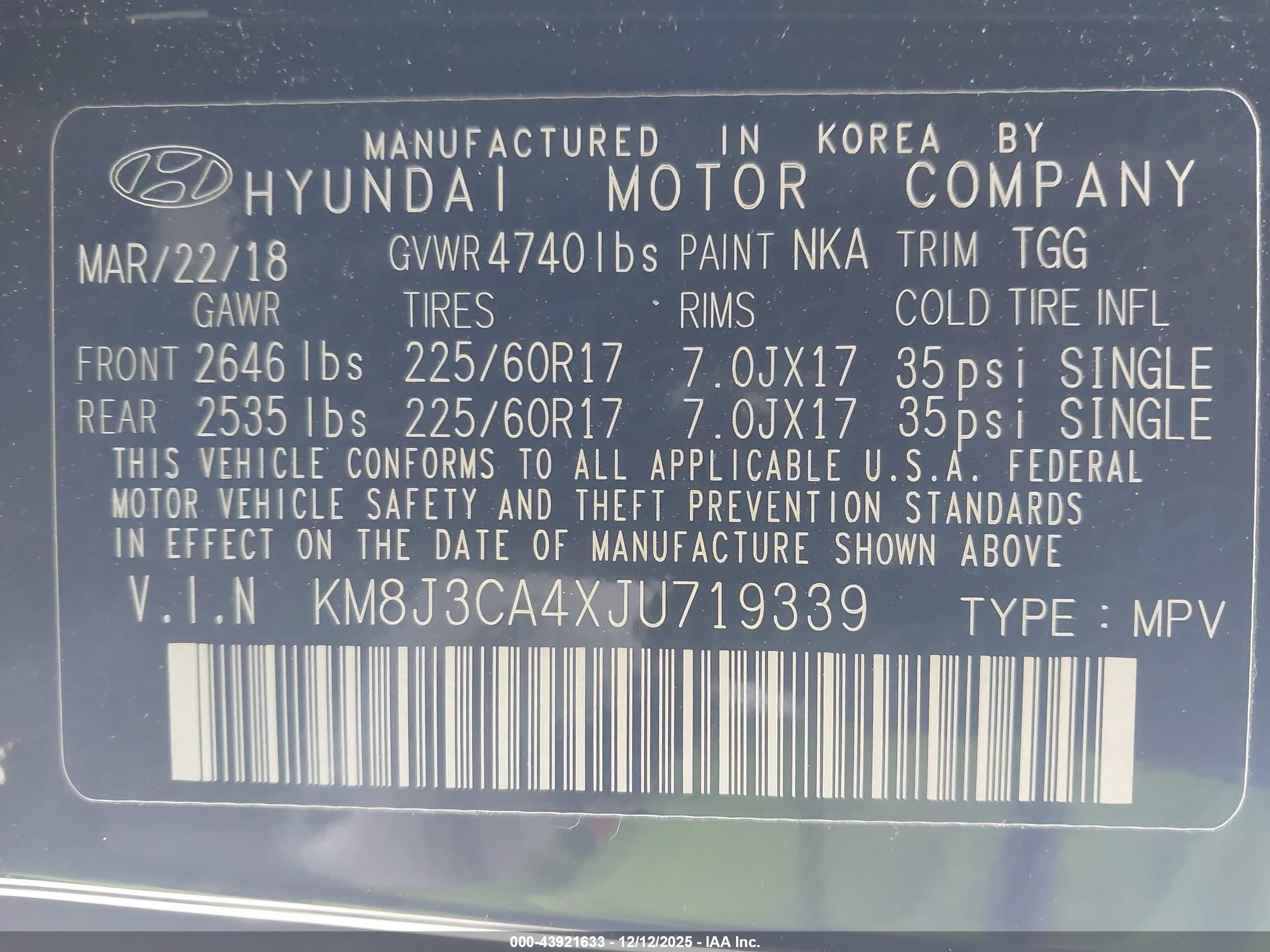 HYUNDAI TUCSON image 9