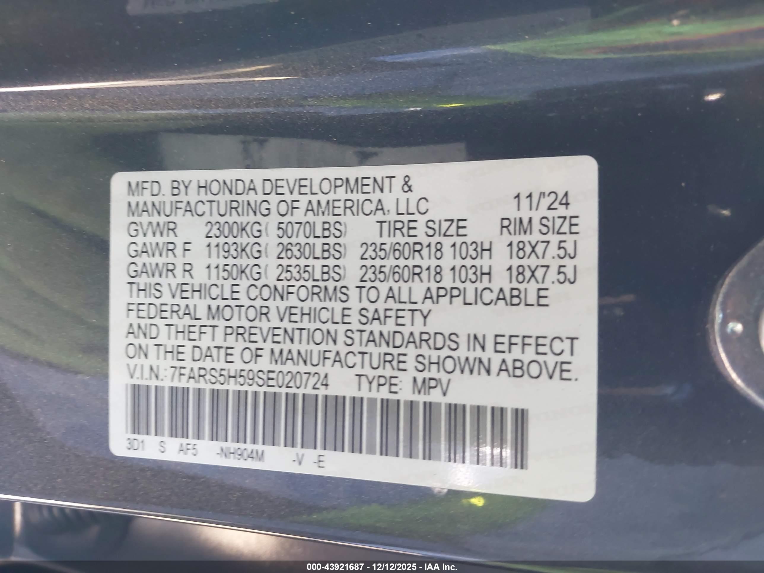 HONDA CR-V image 9
