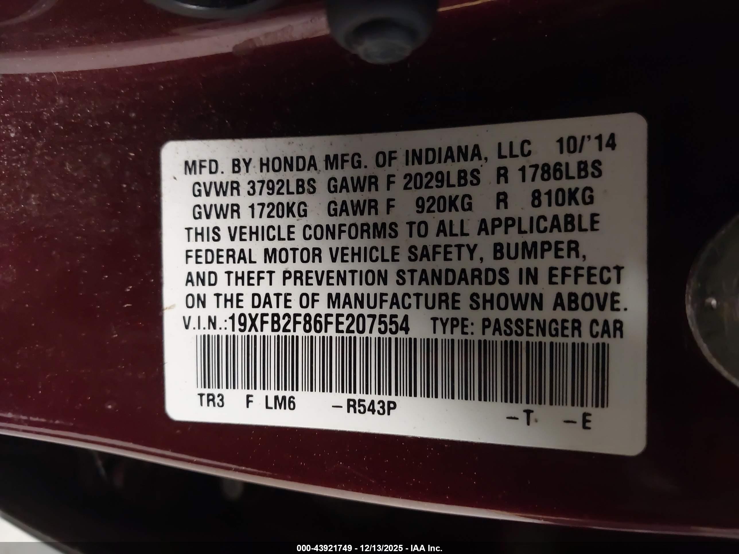 HONDA CIVIC image 9
