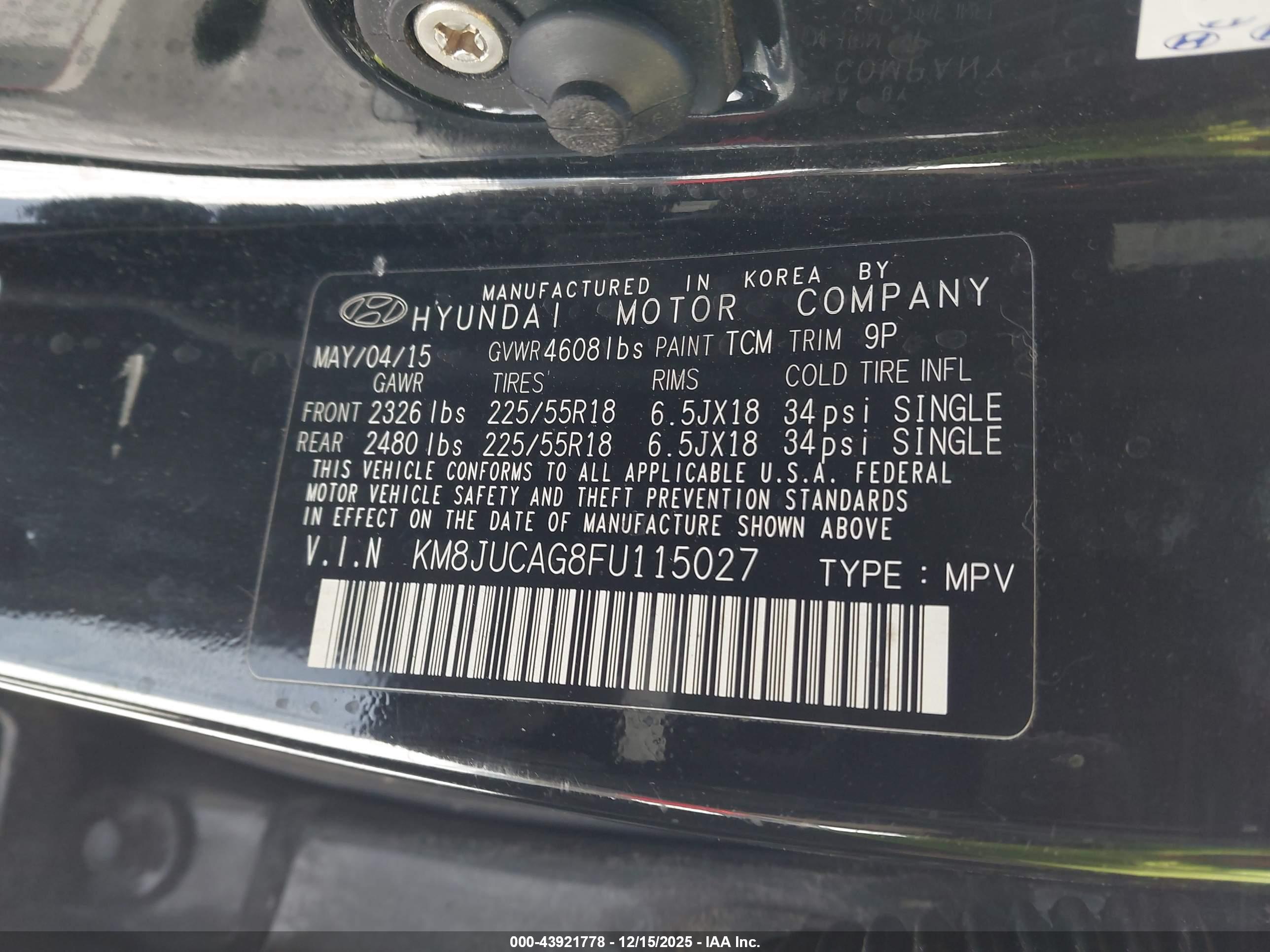 HYUNDAI TUCSON image 9
