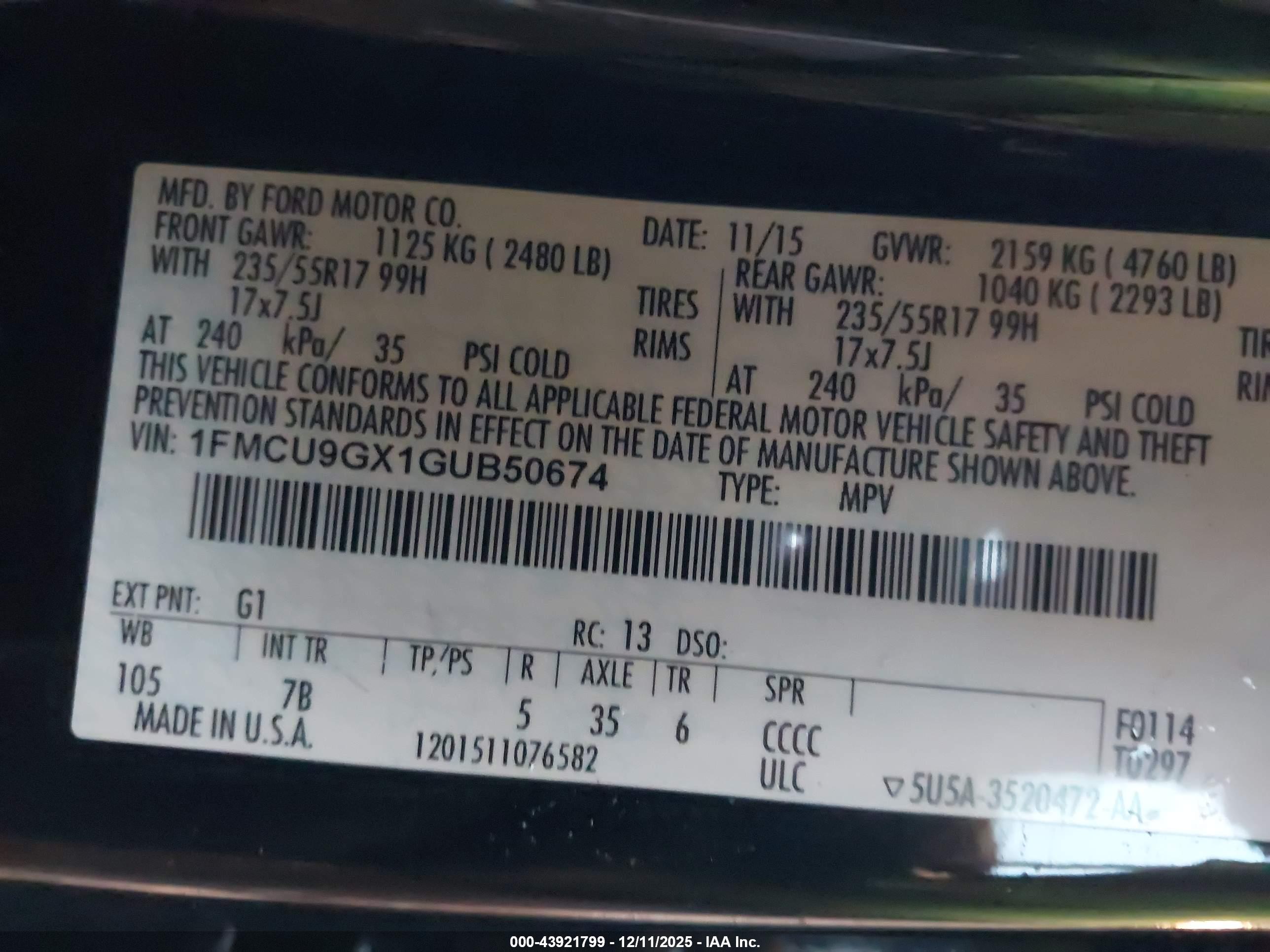 FORD ESCAPE image 9
